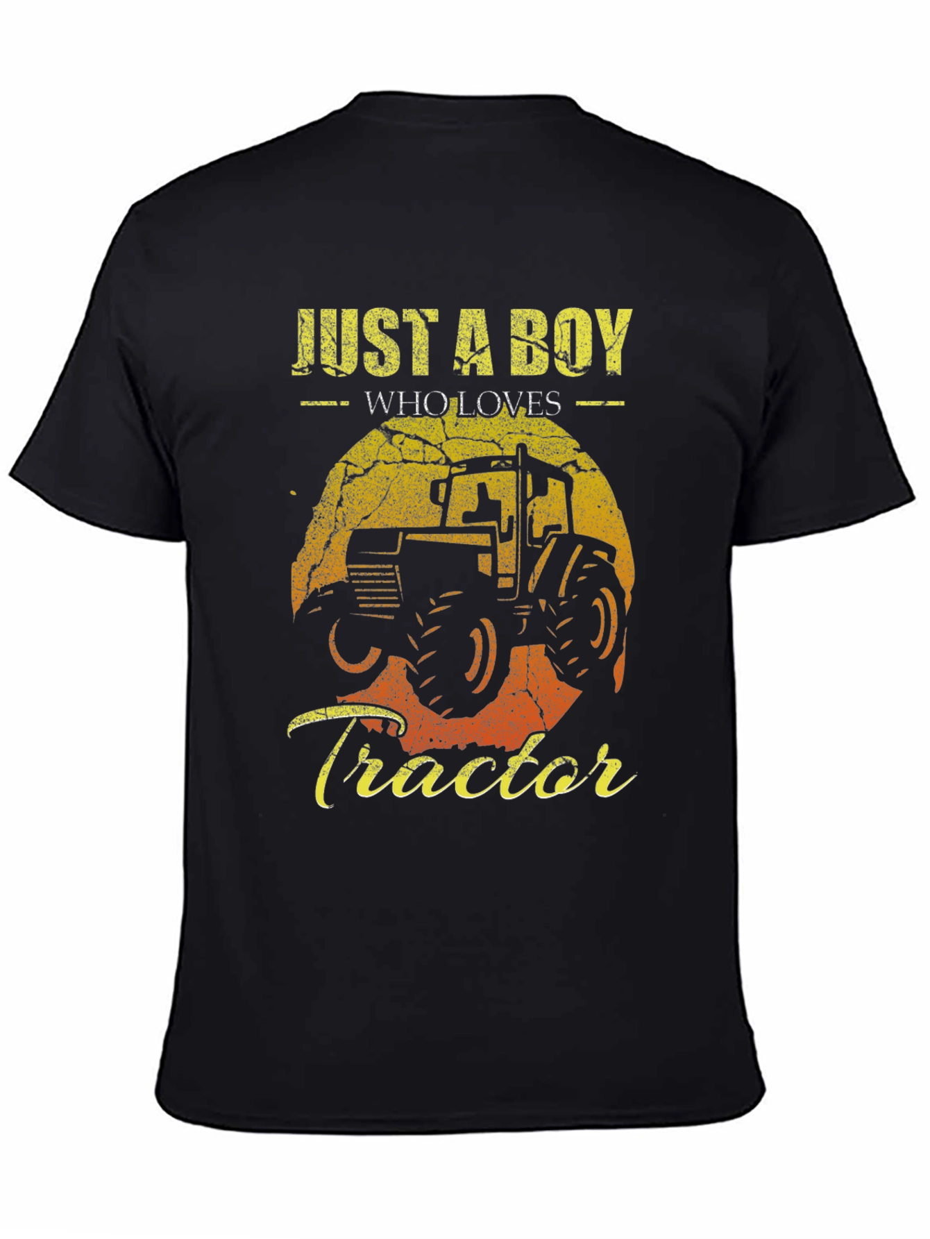 Just a Boy Who Loves Tractors Graphic Tee