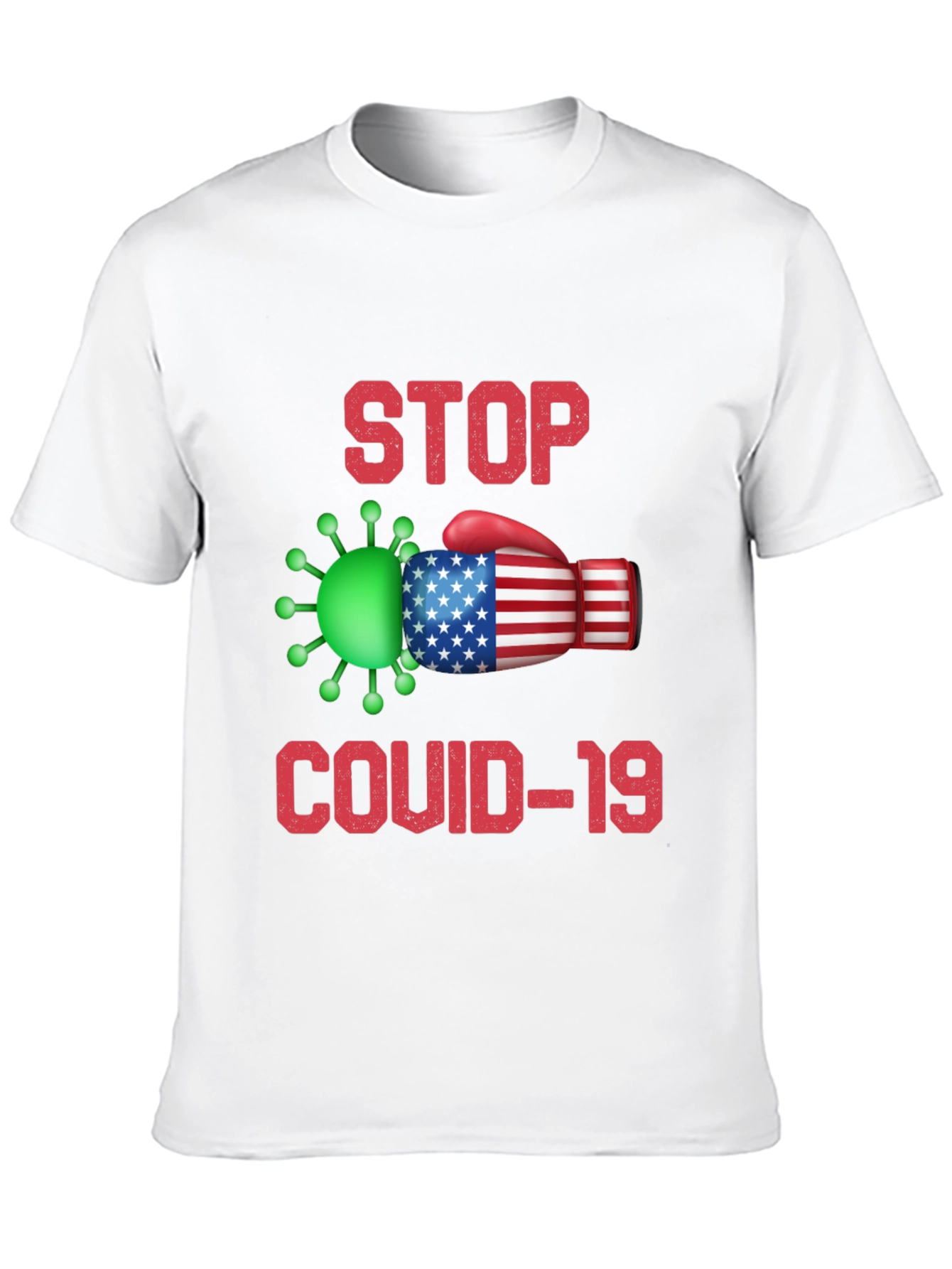 Stop COVID-19 Patriotic T-Shirt