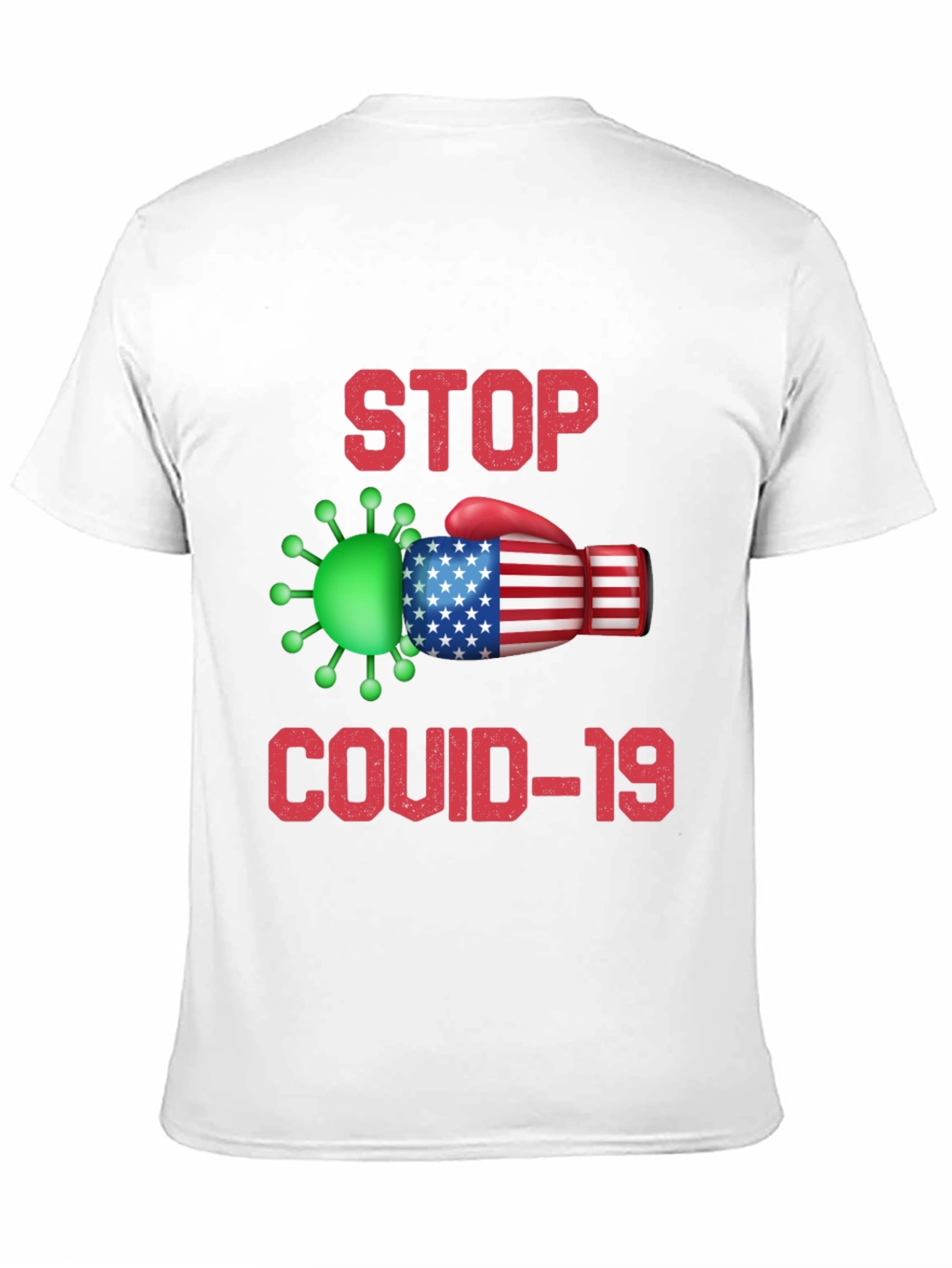 Stop COVID-19 Patriotic T-Shirt