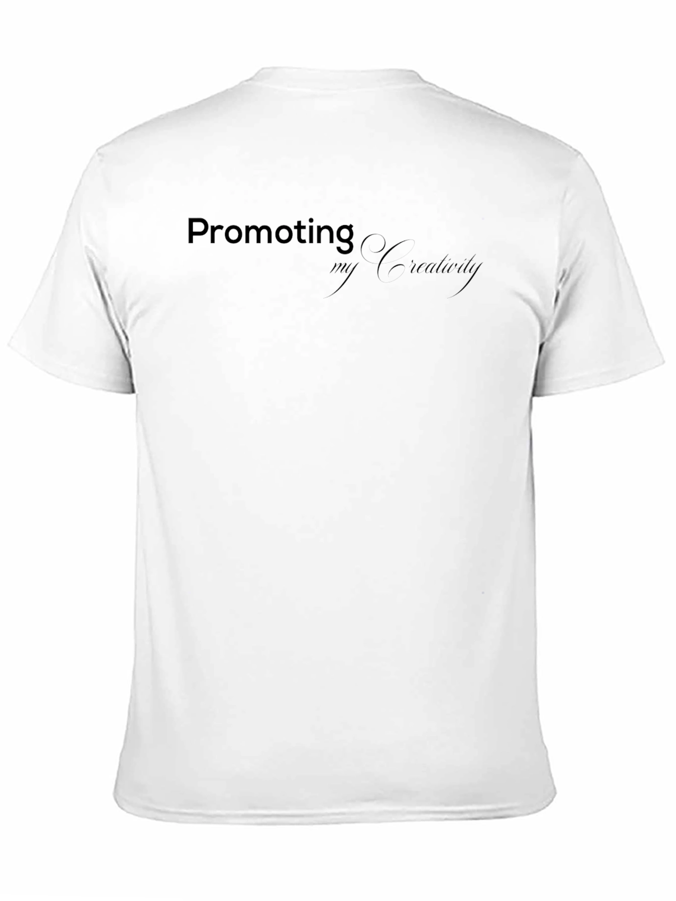 Promoting My Creativity Black T-Shirt