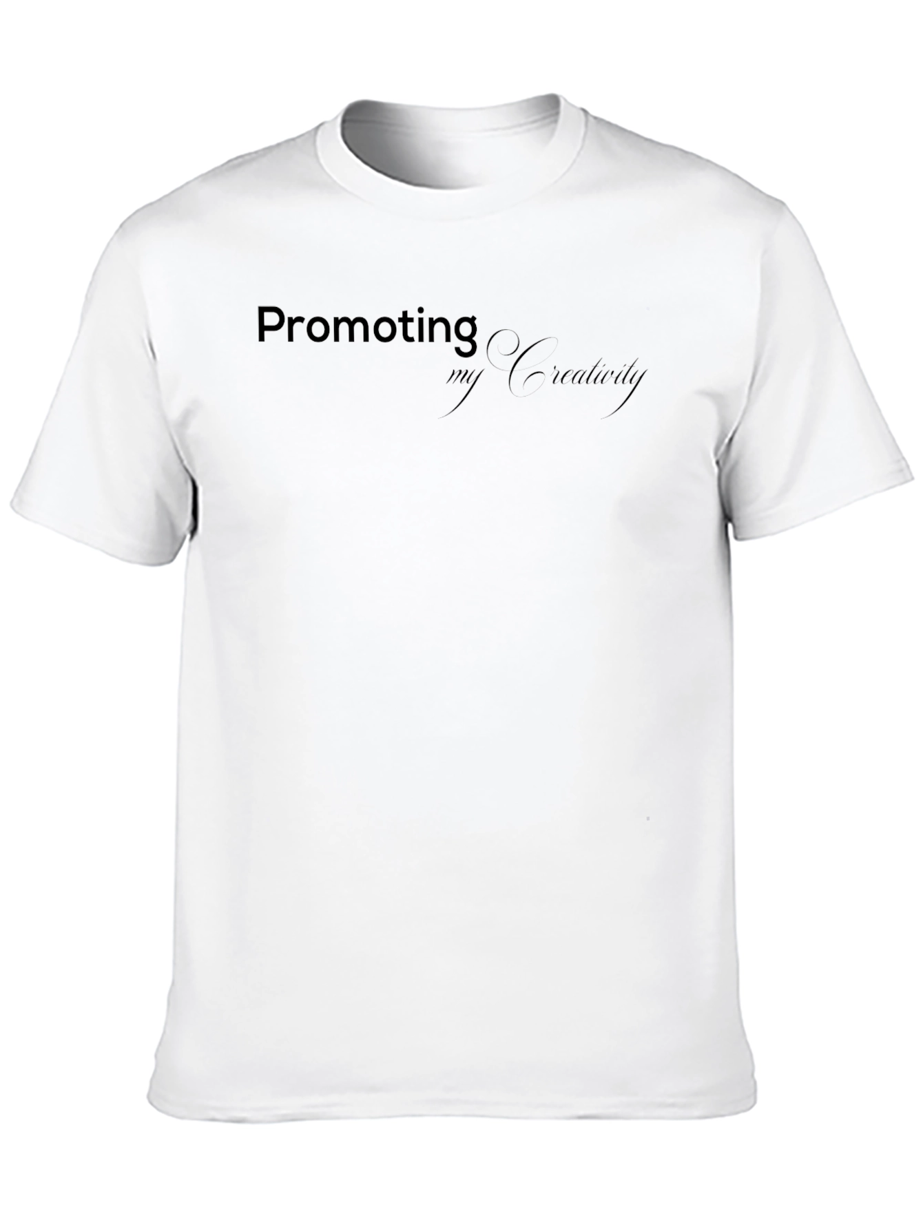 Promoting My Creativity Black T-Shirt