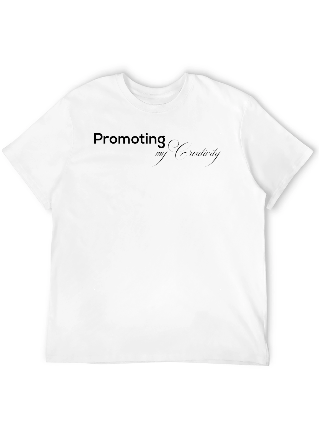 Promoting My Creativity Black T-Shirt