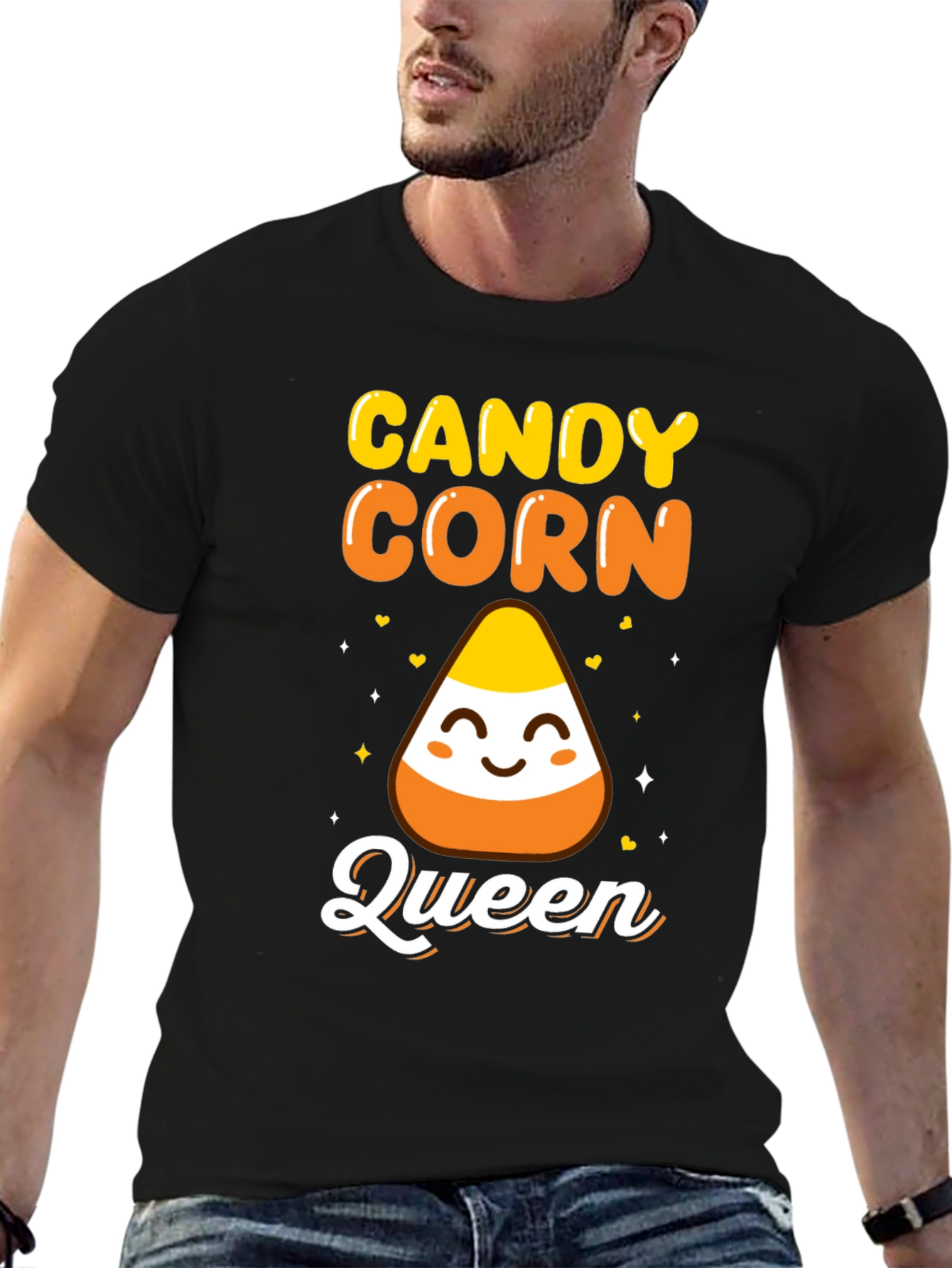Candy Corn Queen Halloween T-Shirt
