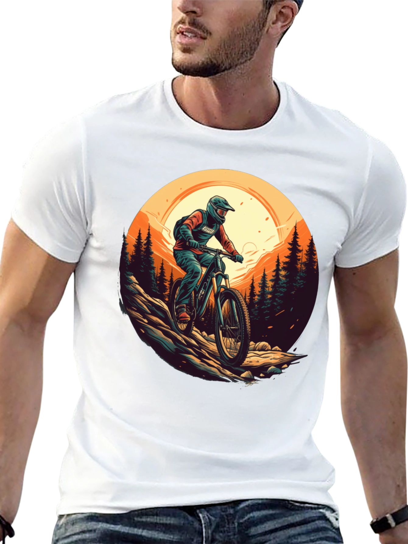 Mountain Biker Graphic Tee