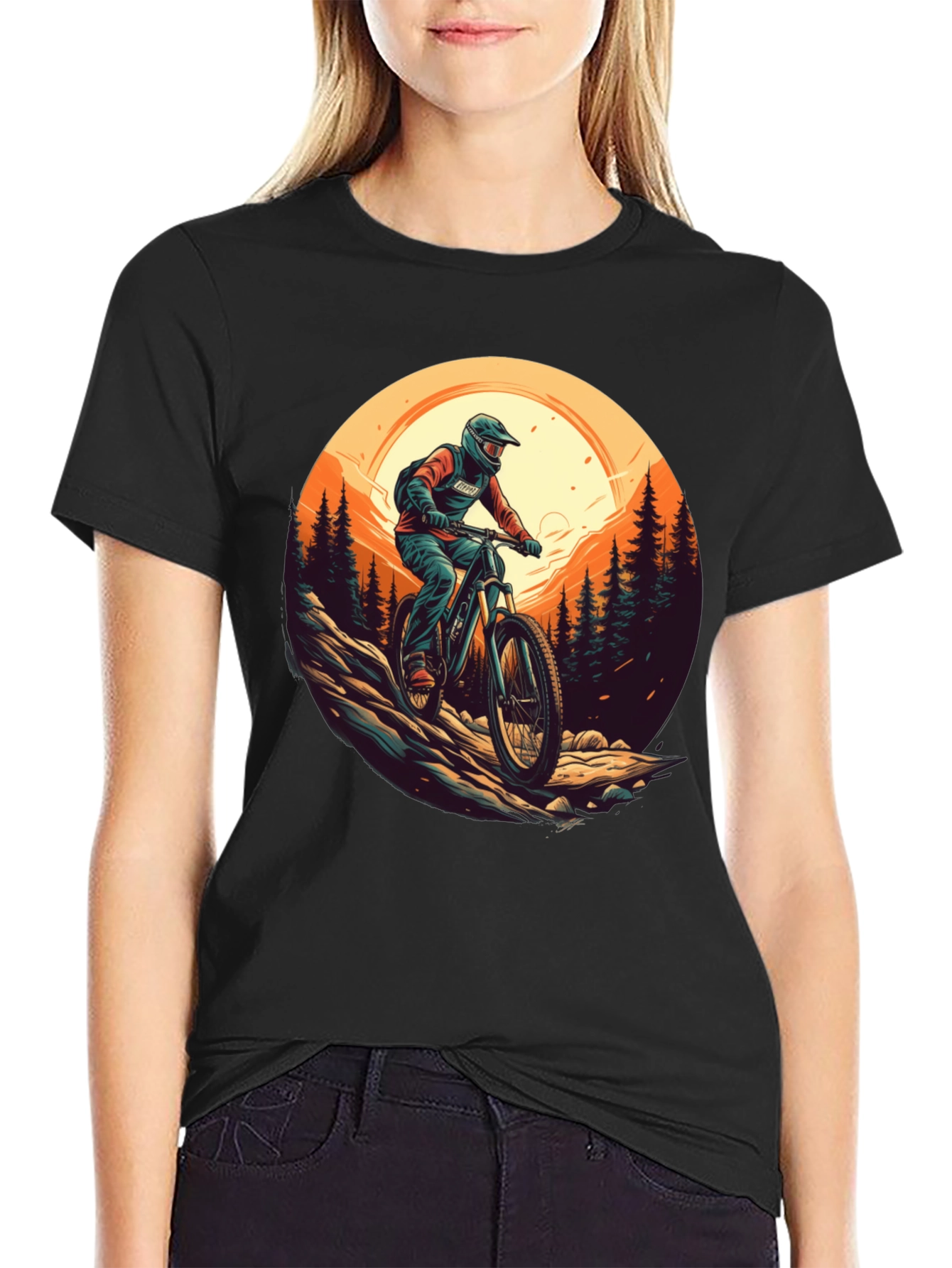 Mountain Biker Graphic Tee
