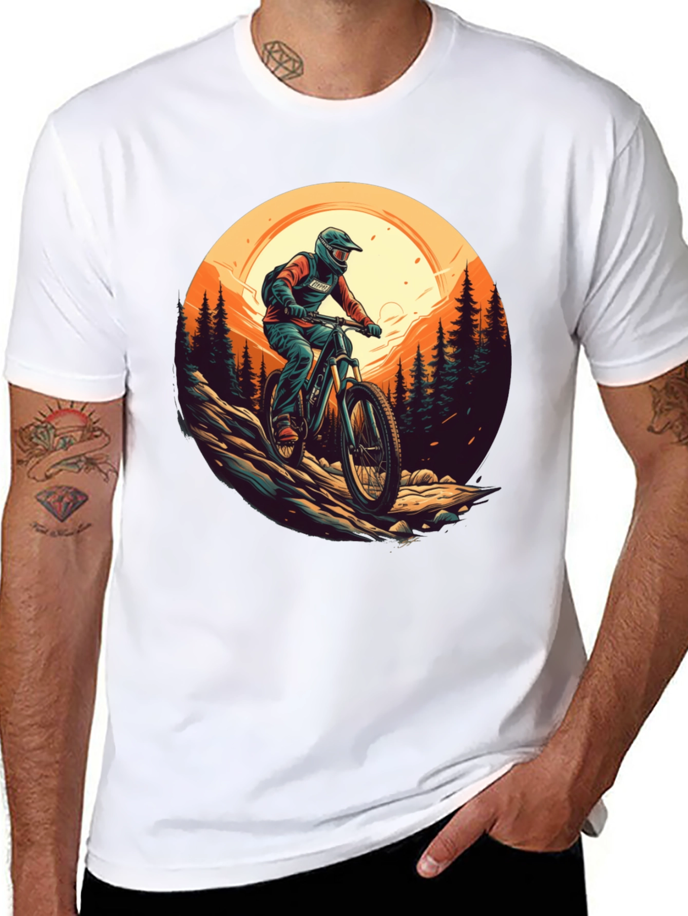 Mountain Biker Graphic Tee
