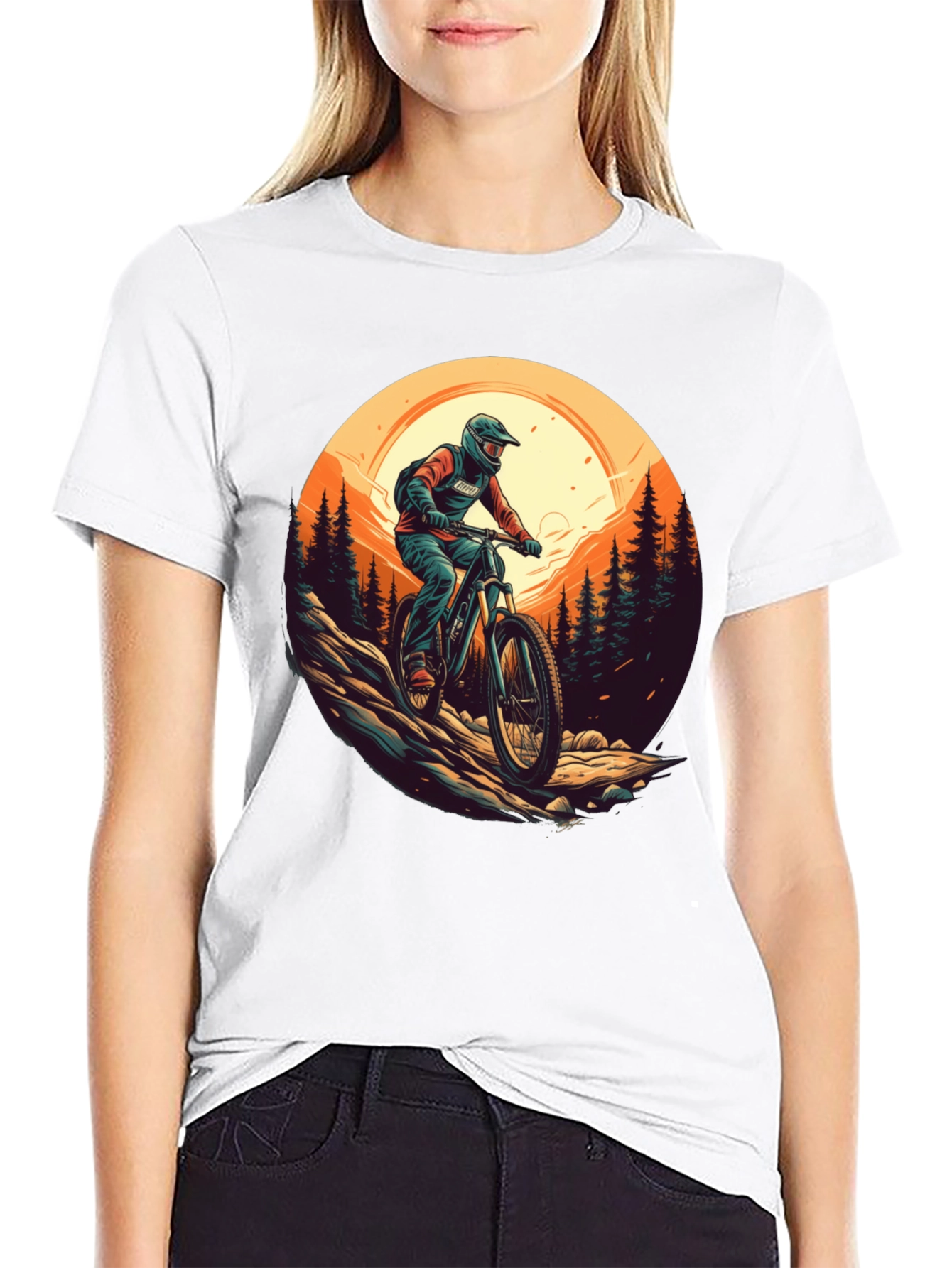 Mountain Biker Graphic Tee