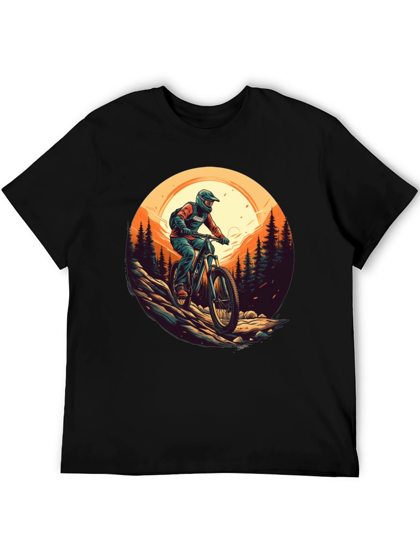 Mountain Biker Graphic Tee