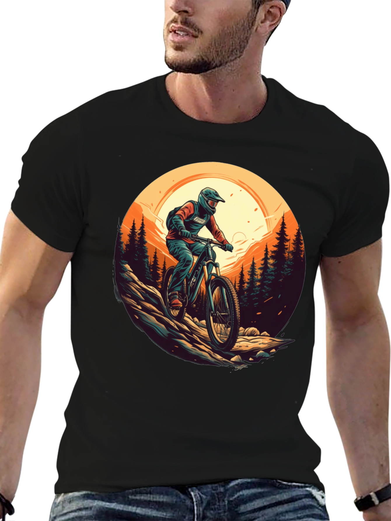 Mountain Biker Graphic Tee