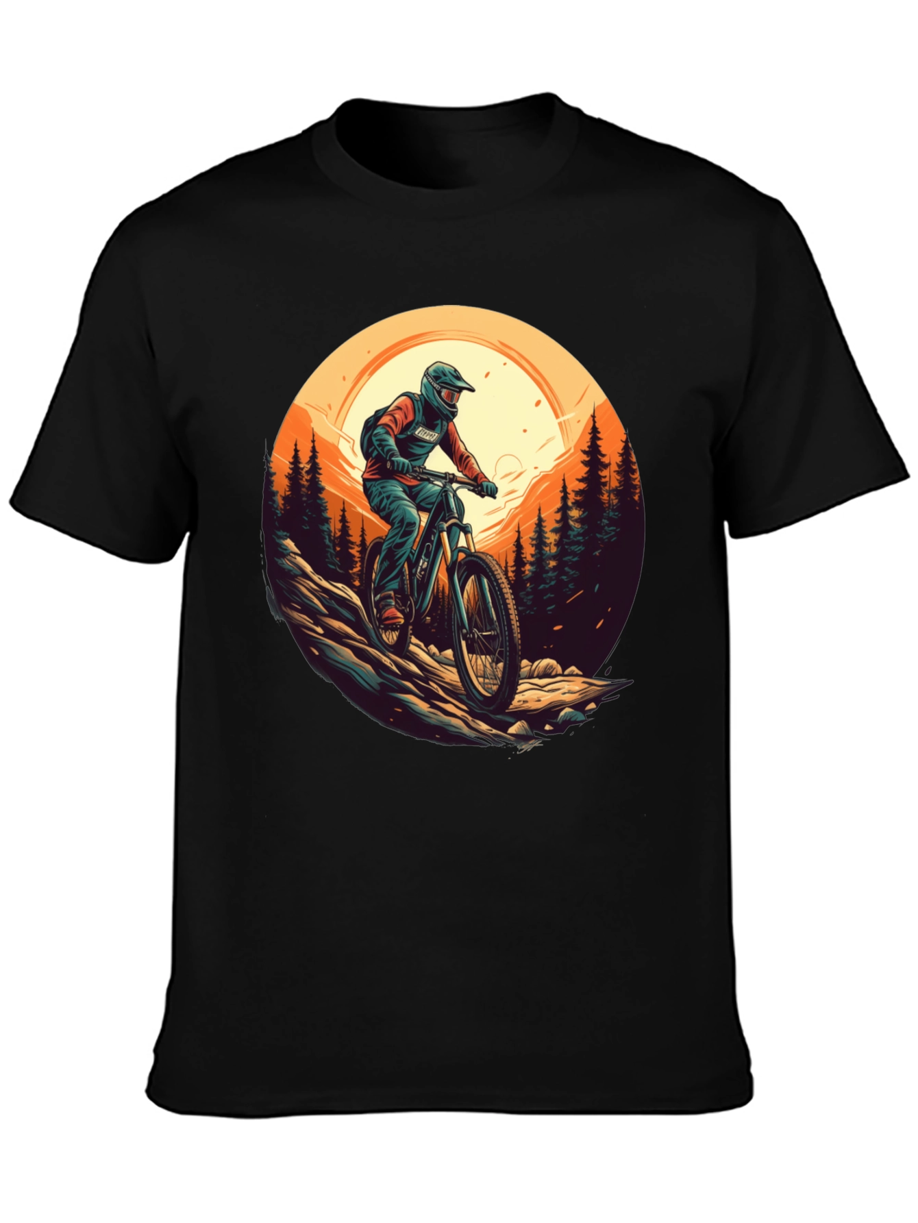 Mountain Biker Graphic Tee