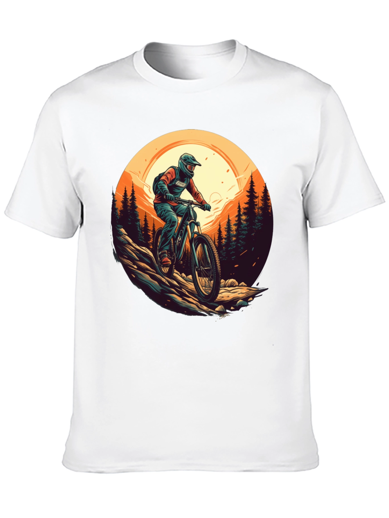 Mountain Biker Graphic Tee