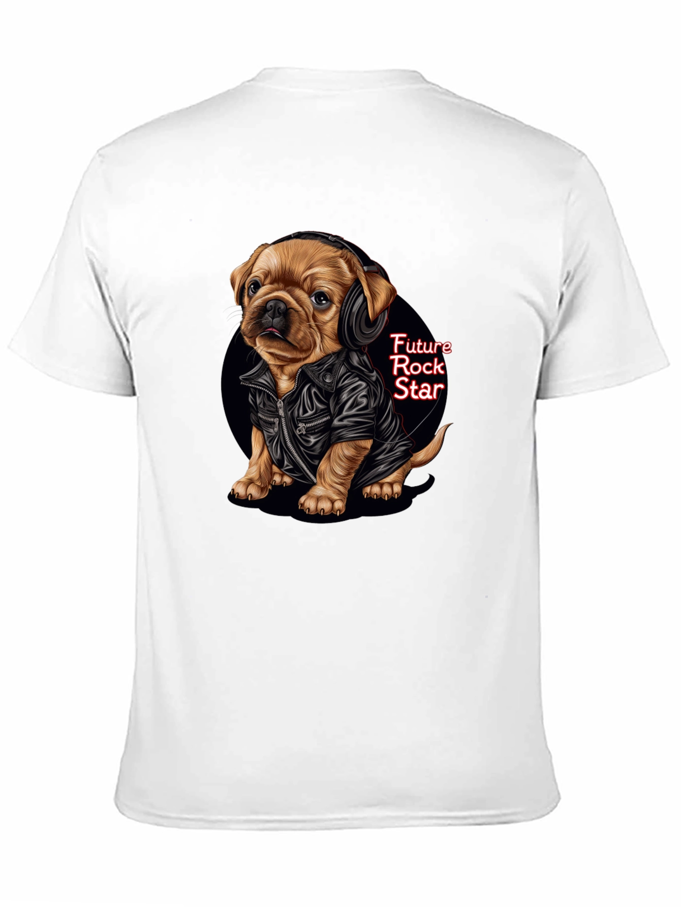 Cool Puppy Rock Star Graphic Tee