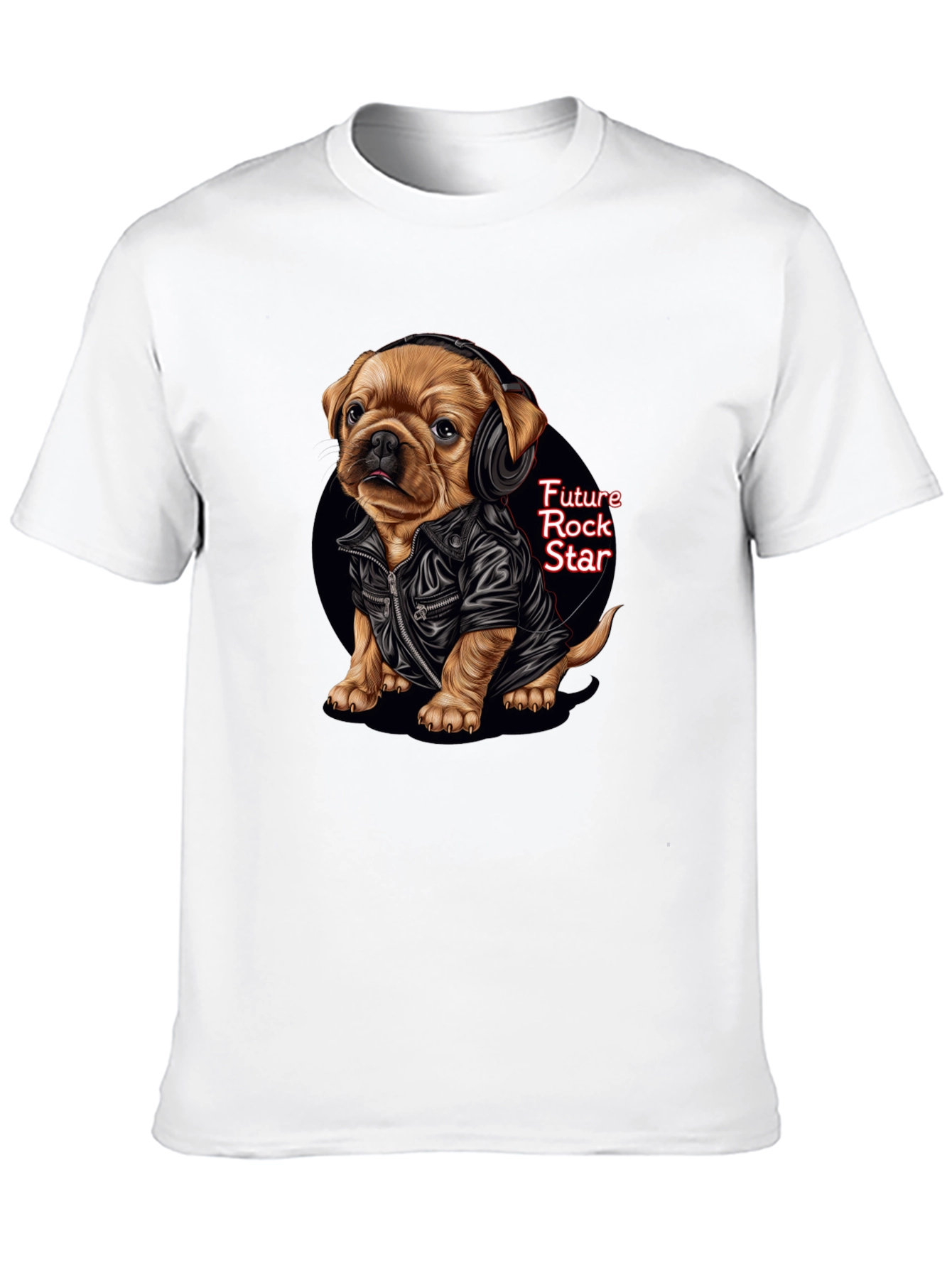 Cool Puppy Rock Star Graphic Tee