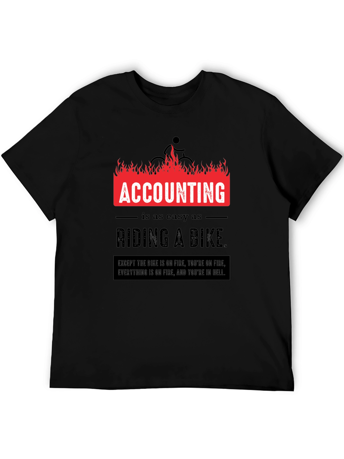 Accounting is Easy T-Shirt Funny CPA Gift