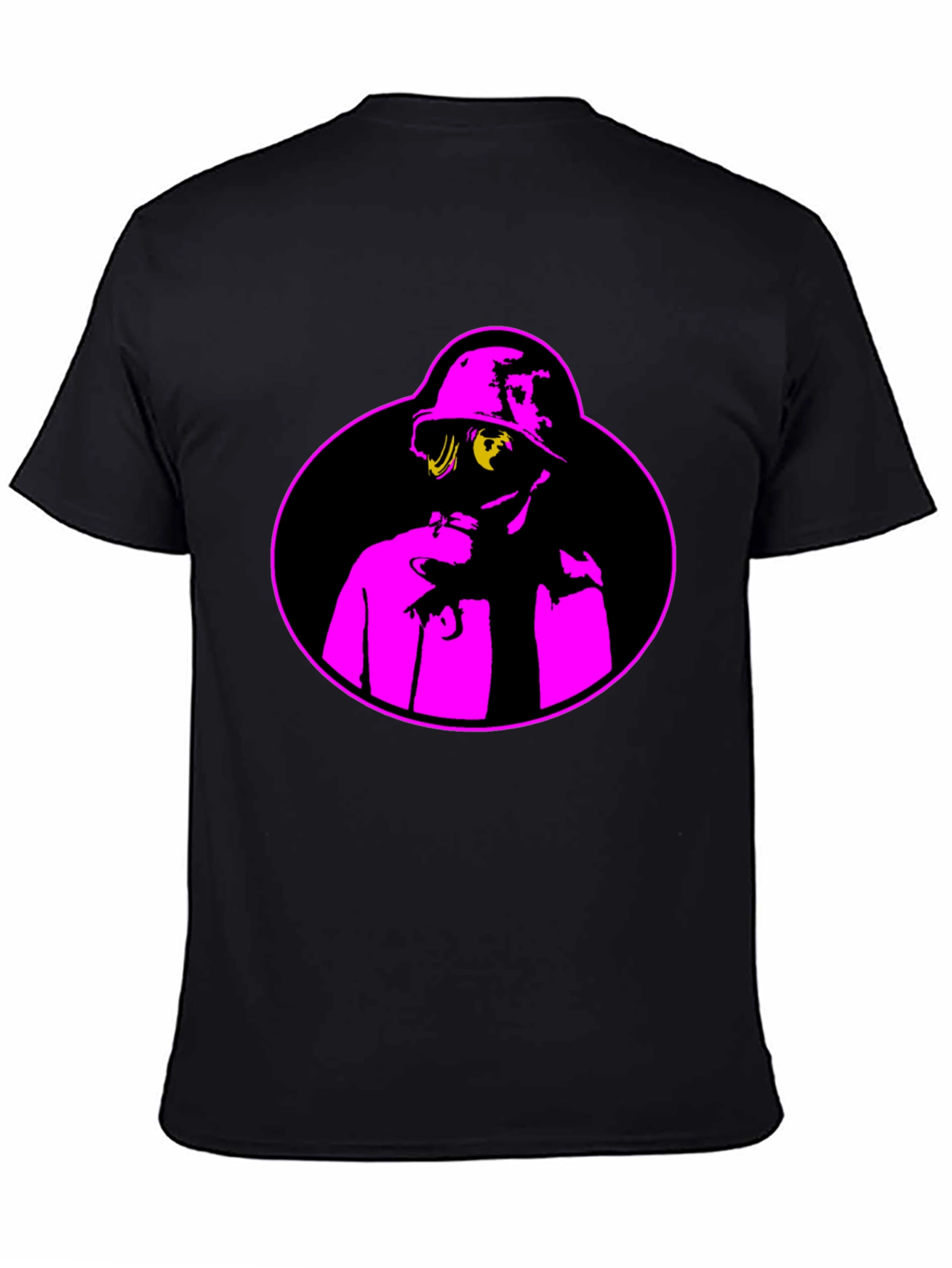 Pop Art Graphic Tee - Black
