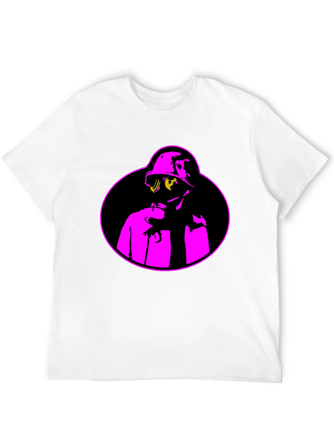 Pop Art Graphic Tee - Black