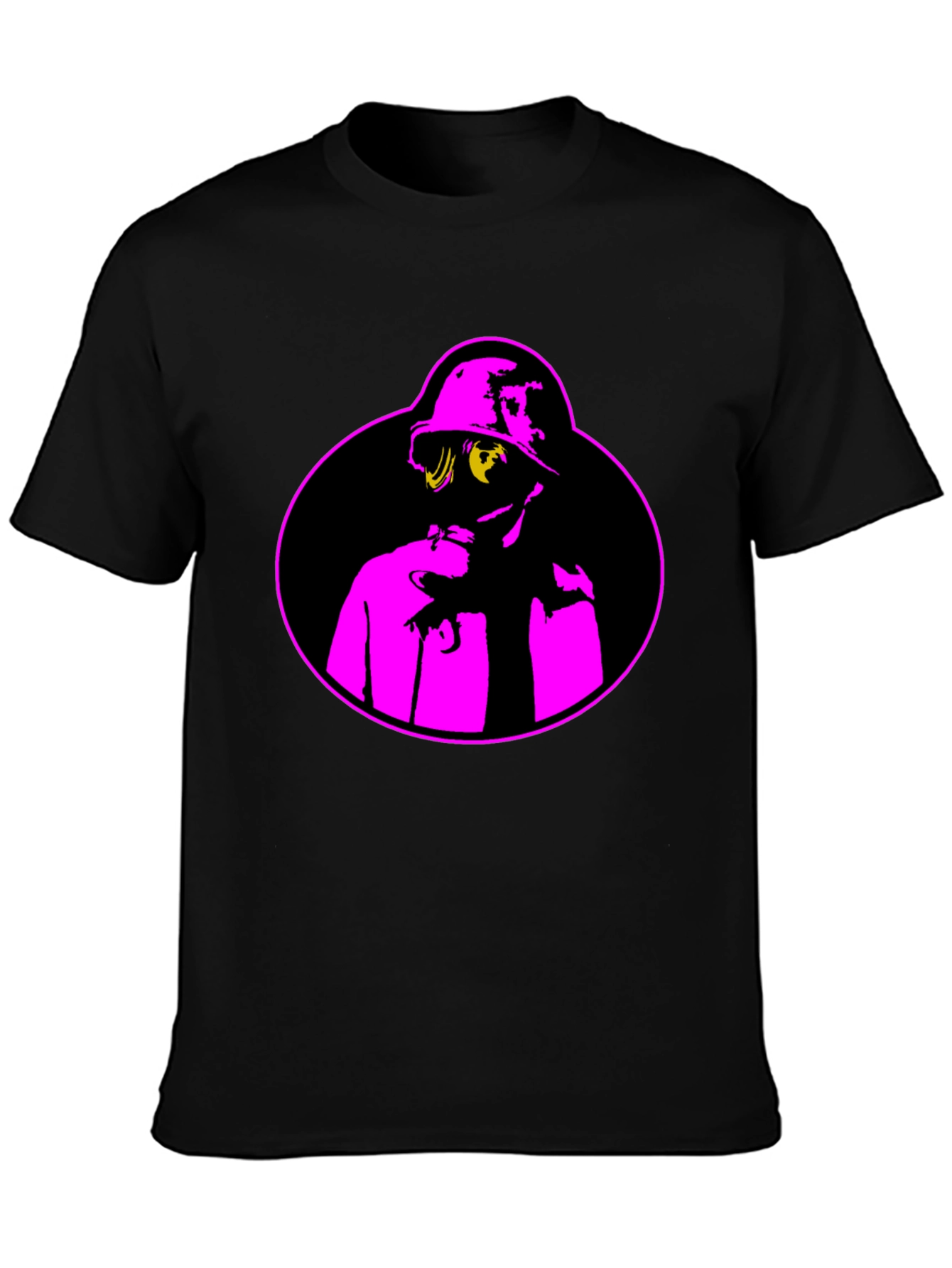 Pop Art Graphic Tee - Black