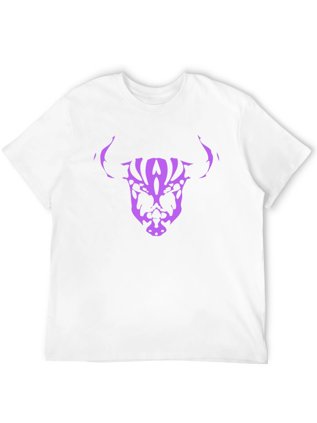 Bull Skull Graphic Tee - Black