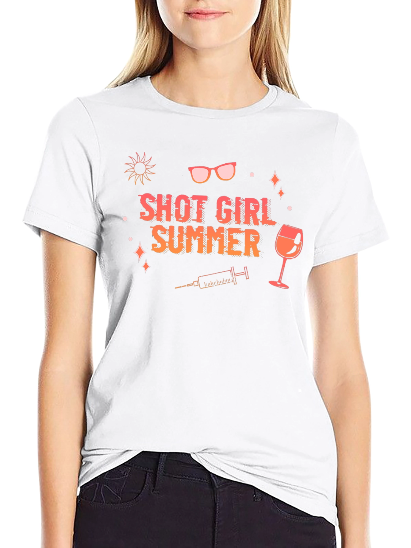 Shot Girl Summer T-Shirt - Funny Party Top