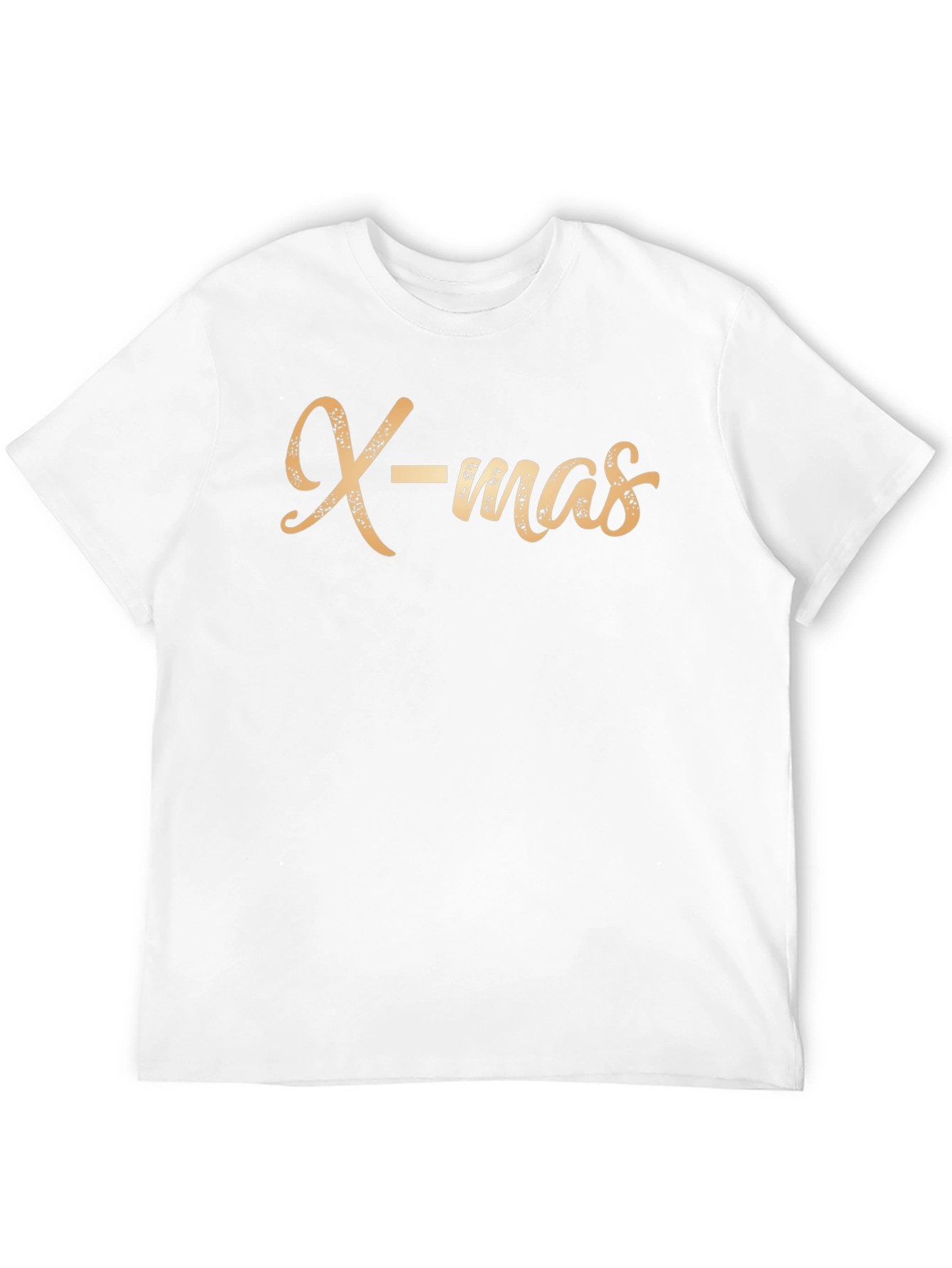 X-mas Graphic Print Black T-Shirt