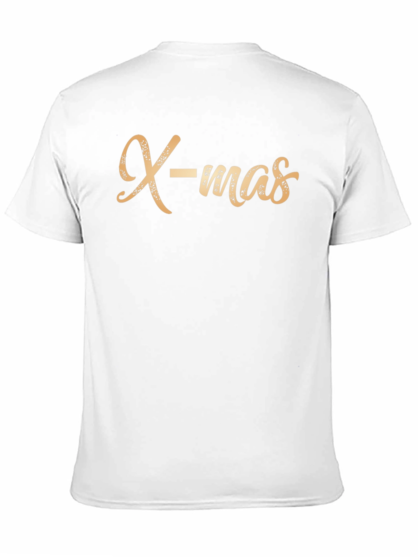 X-mas Graphic Print Black T-Shirt