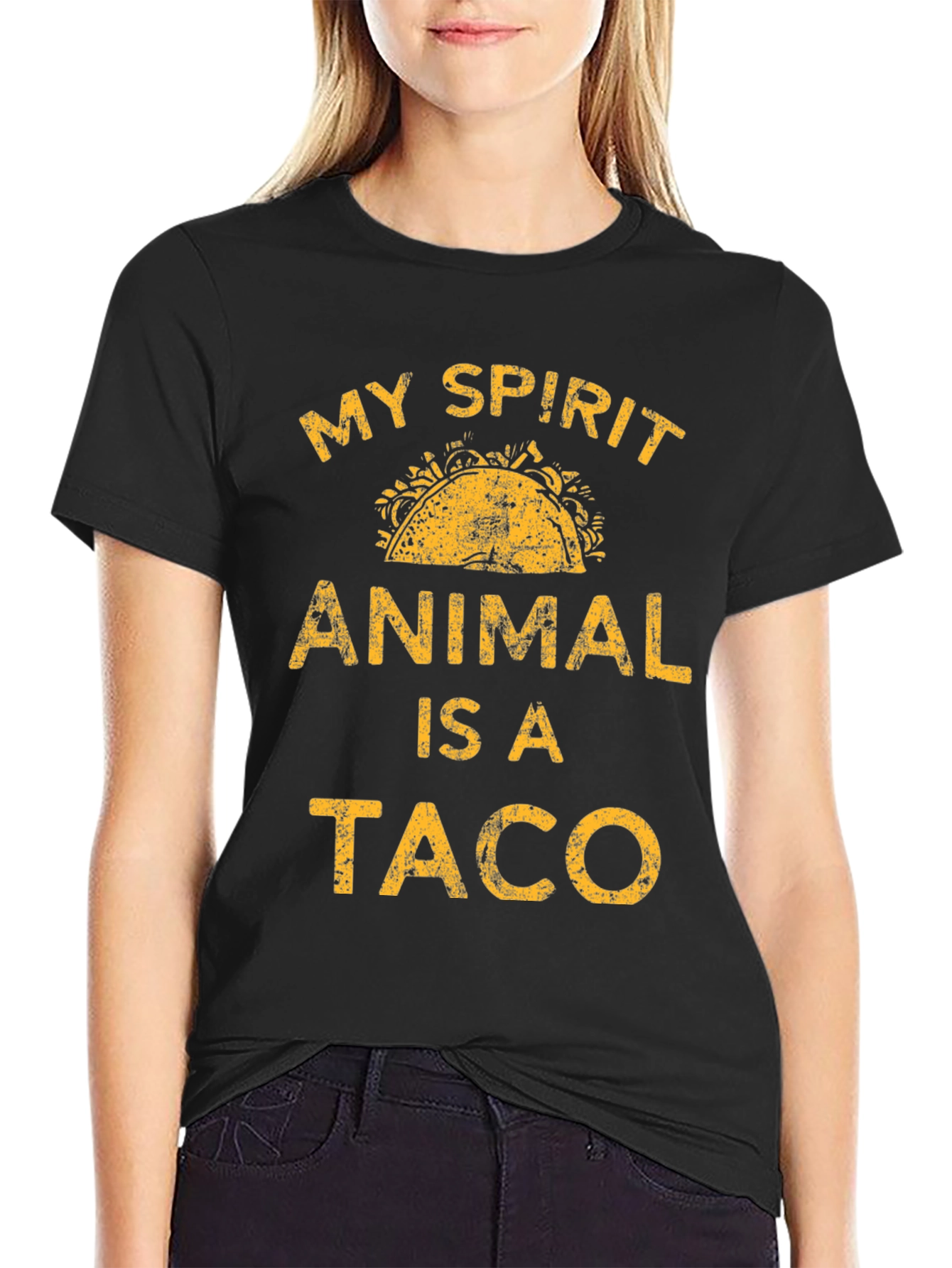 My Spirit Animal Is A Taco Graphic T-Shirt