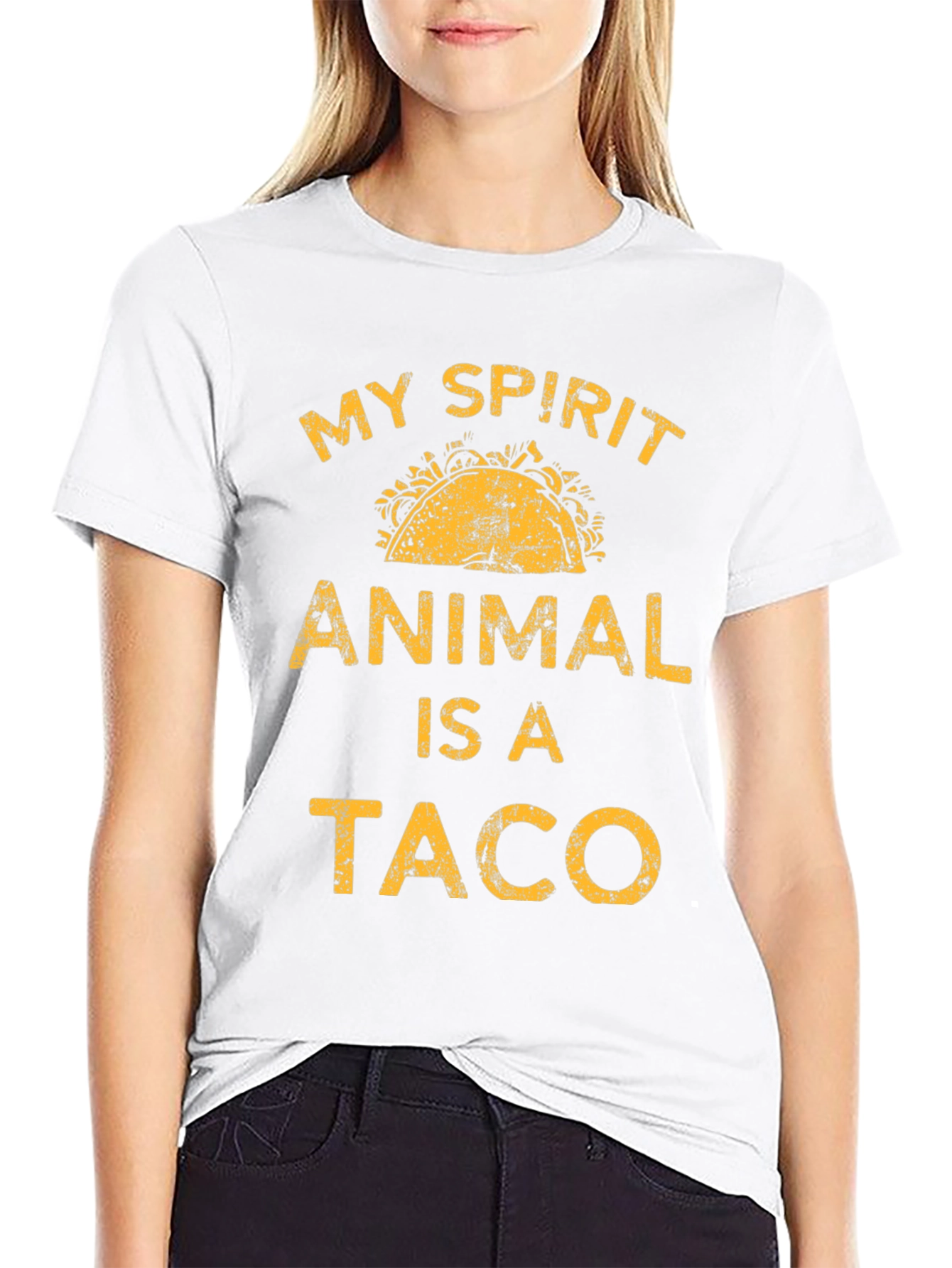 My Spirit Animal Is A Taco Graphic T-Shirt