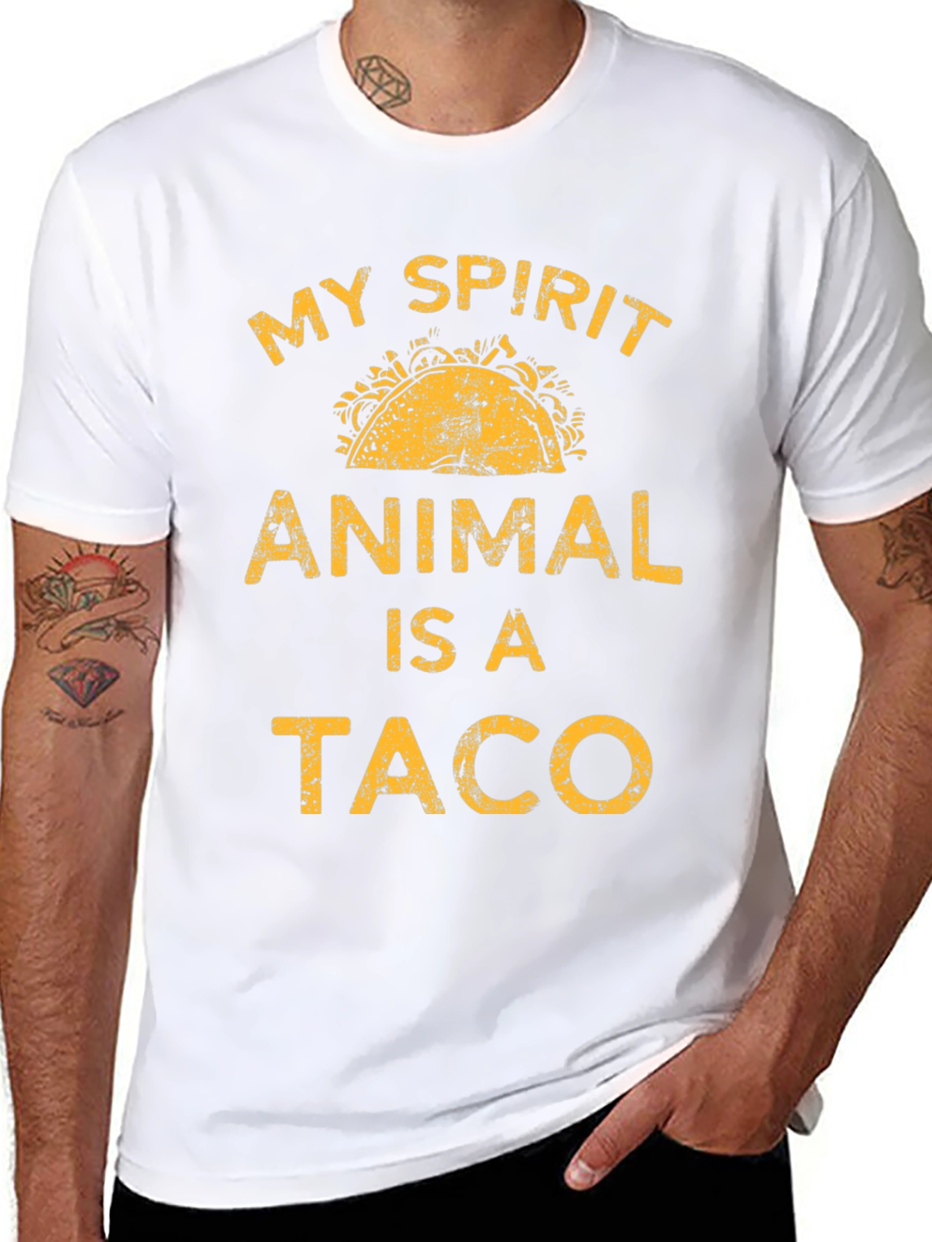 My Spirit Animal Is A Taco Graphic T-Shirt