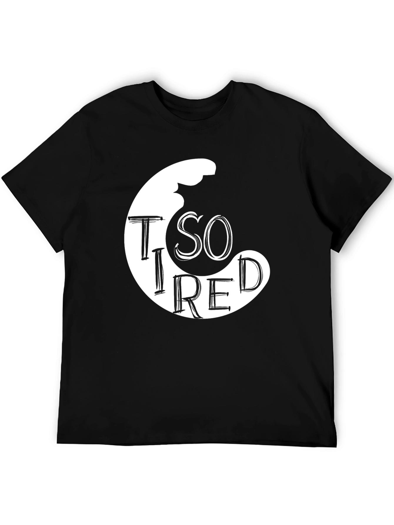 So Tired Graphic Tee - Stylish Comfort