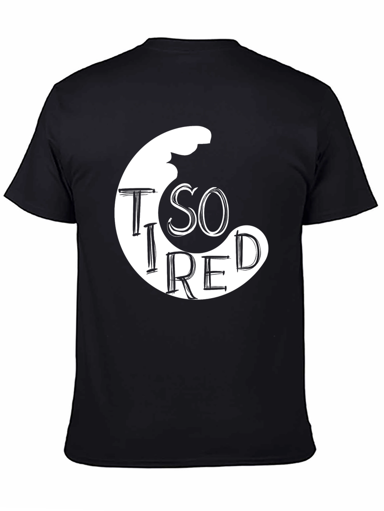 So Tired Graphic Tee - Stylish Comfort