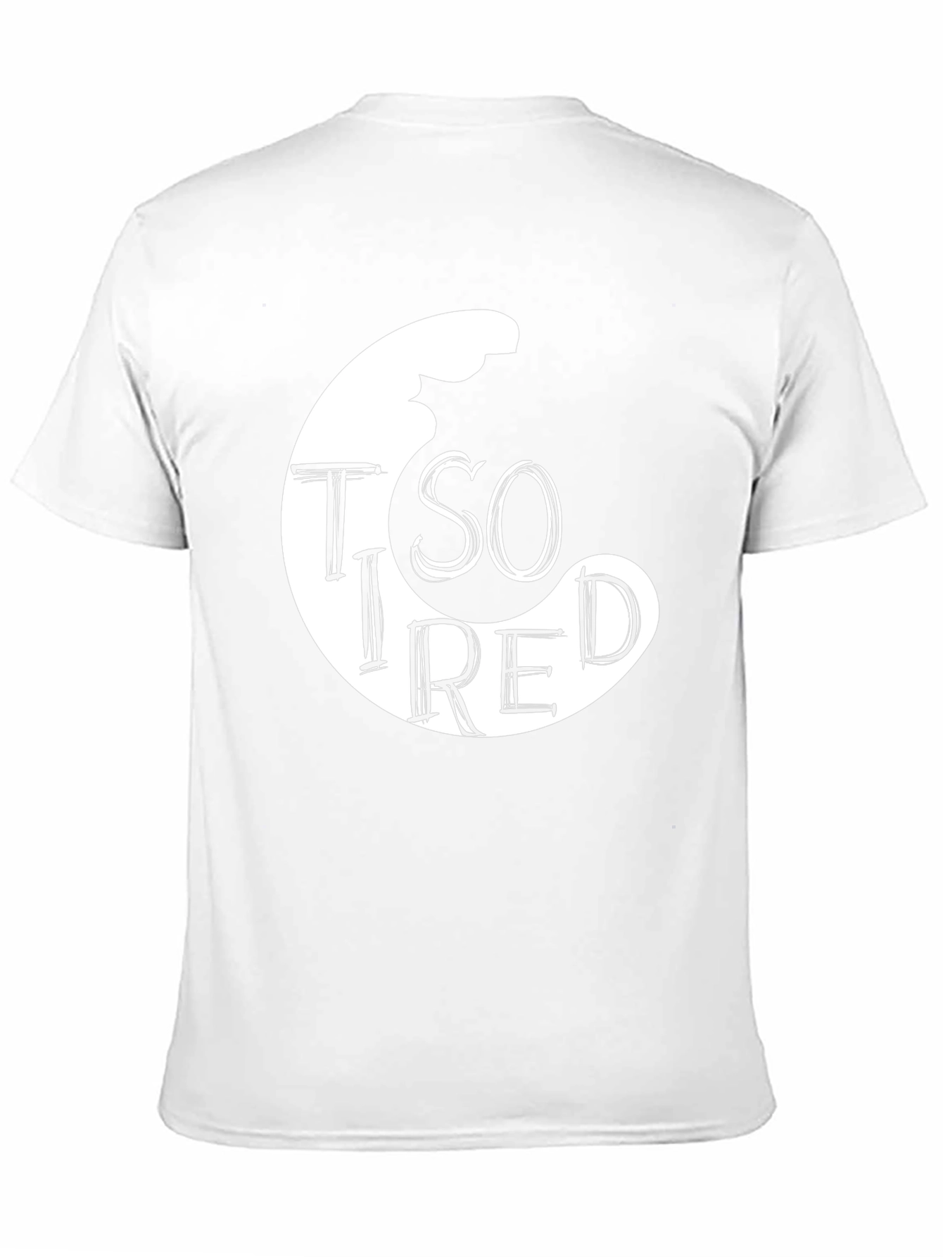 So Tired Graphic Tee - Stylish Comfort
