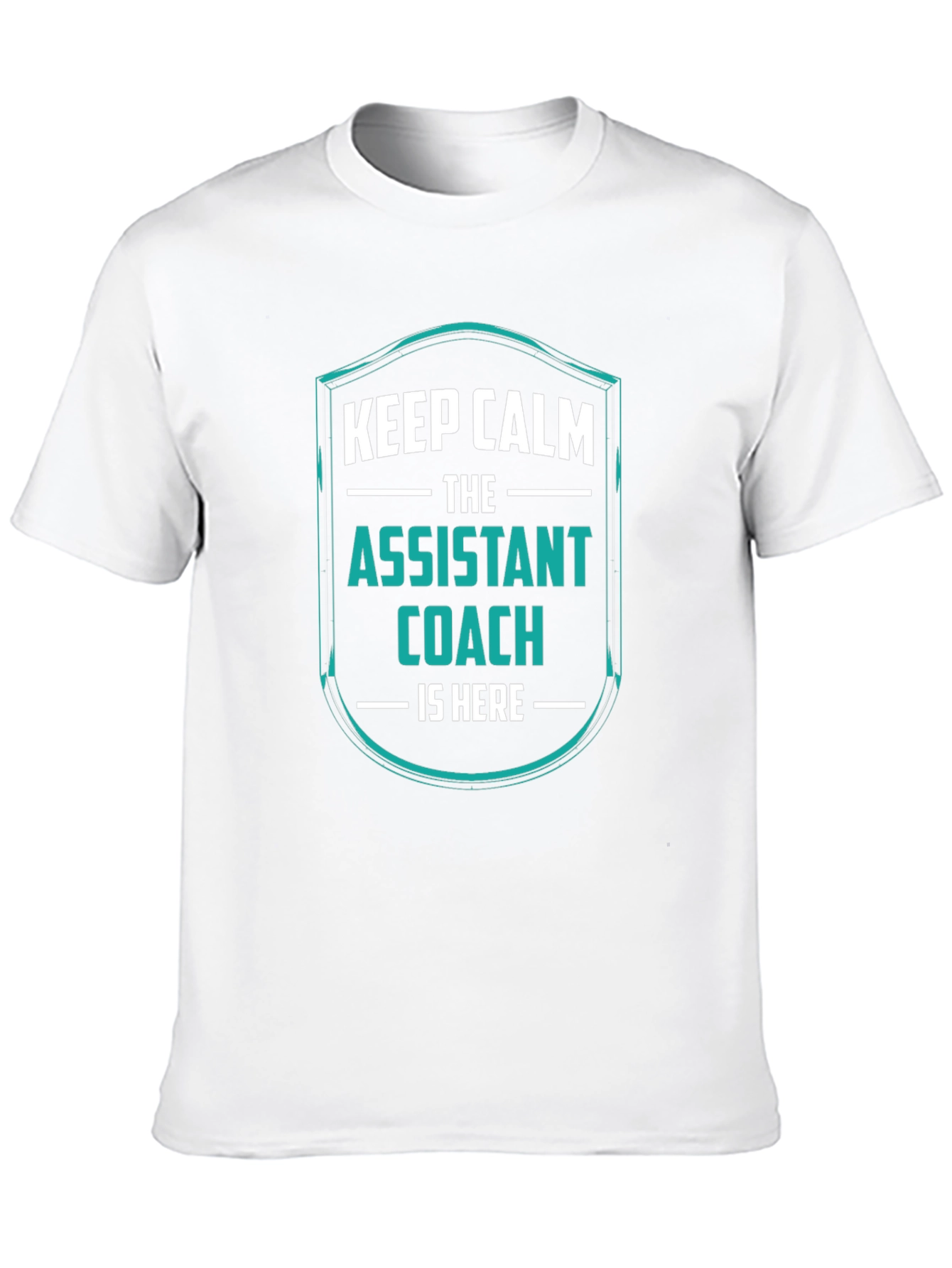 Assistant Coach T-Shirt - Keep Calm Design