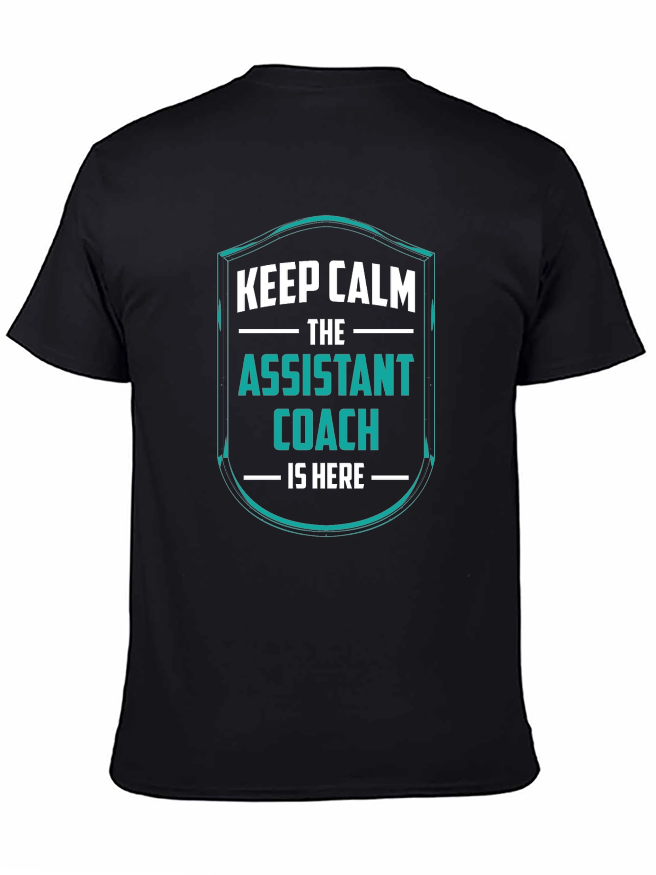 Assistant Coach T-Shirt - Keep Calm Design