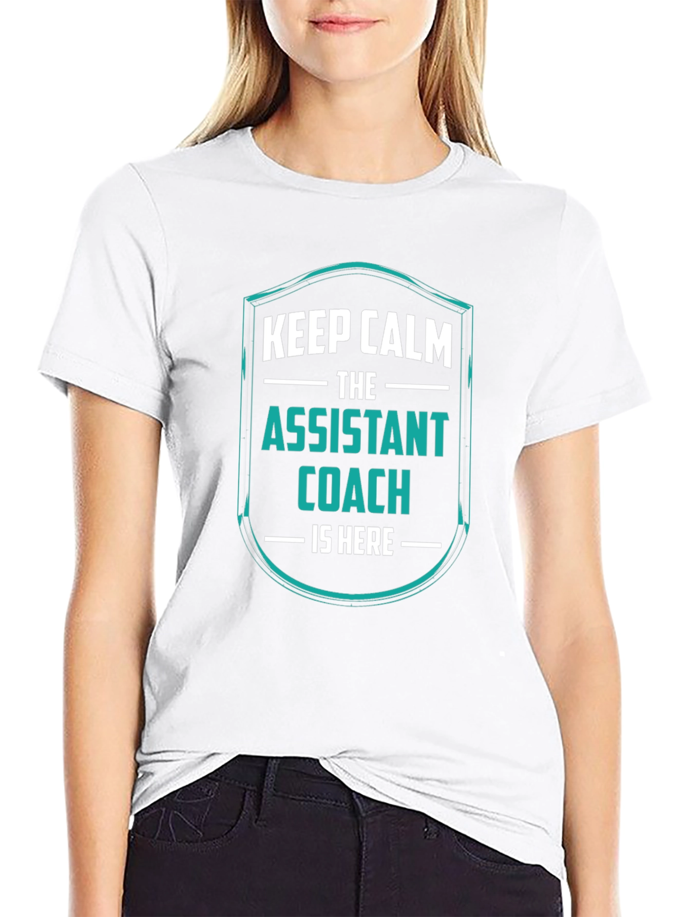 Assistant Coach T-Shirt - Keep Calm Design