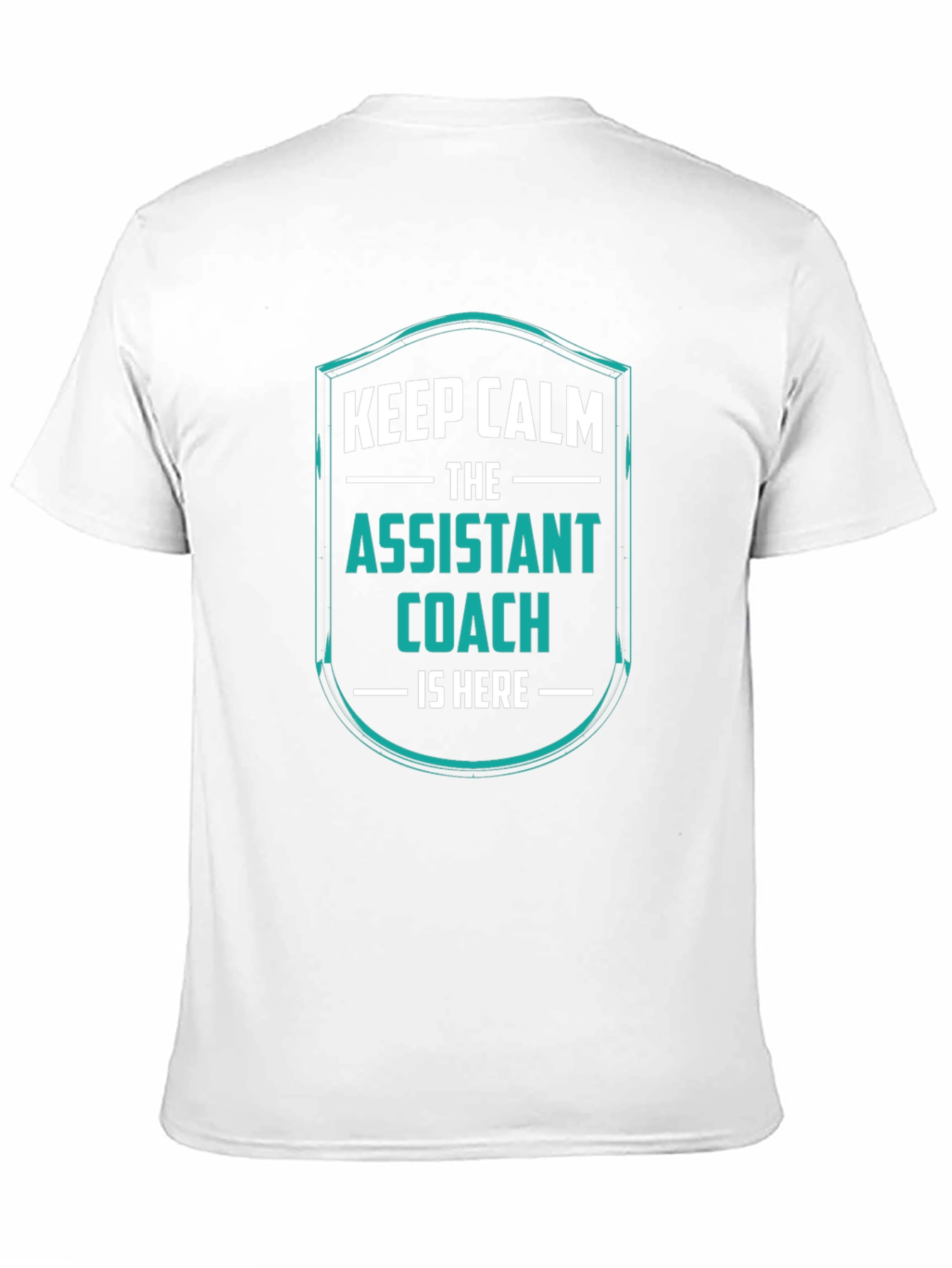 Assistant Coach T-Shirt - Keep Calm Design