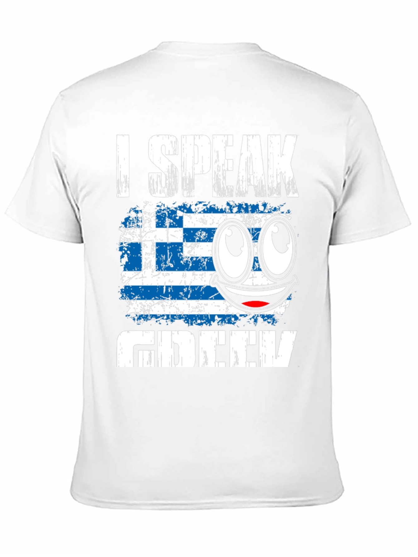 I Speak Greek Flag Humor T-Shirt