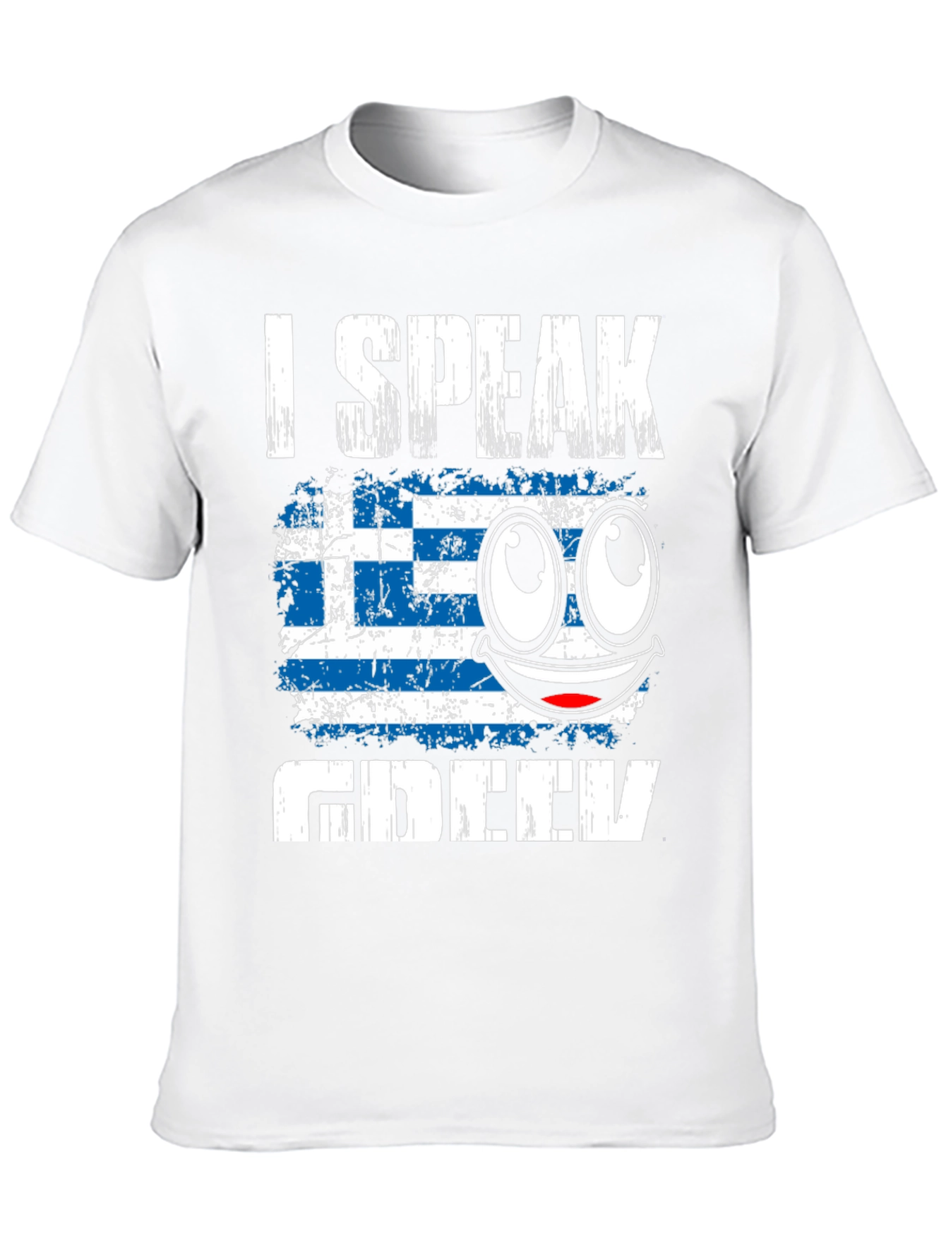I Speak Greek Flag Humor T-Shirt