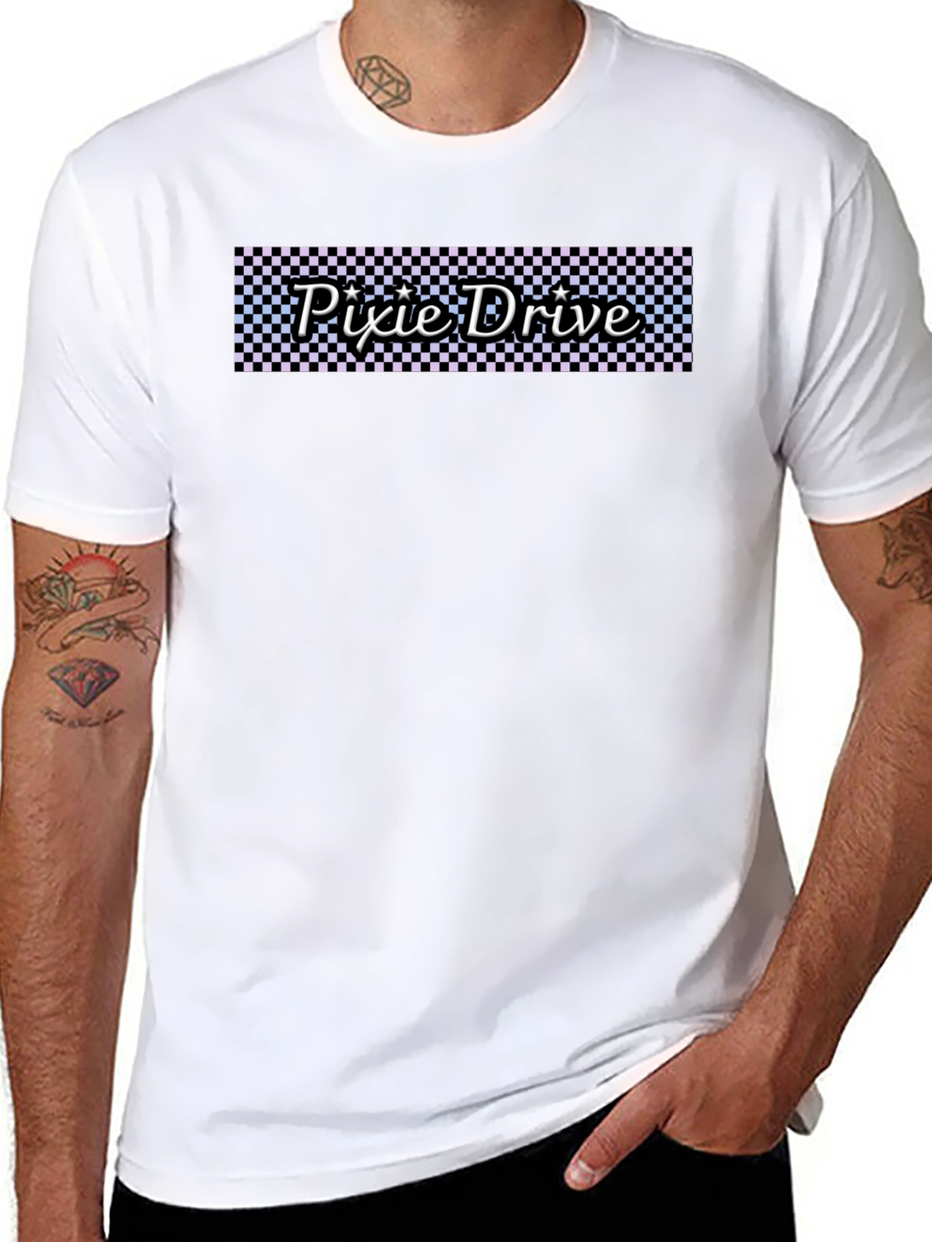 Pixie Drive Graphic Tee - Black Cotton Casual Shirt