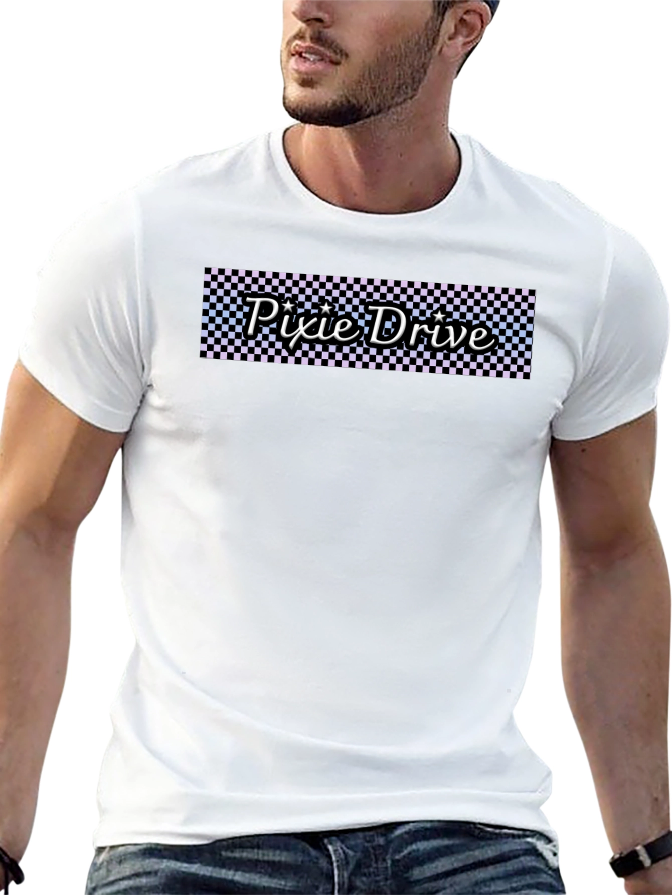 Pixie Drive Graphic Tee - Black Cotton Casual Shirt