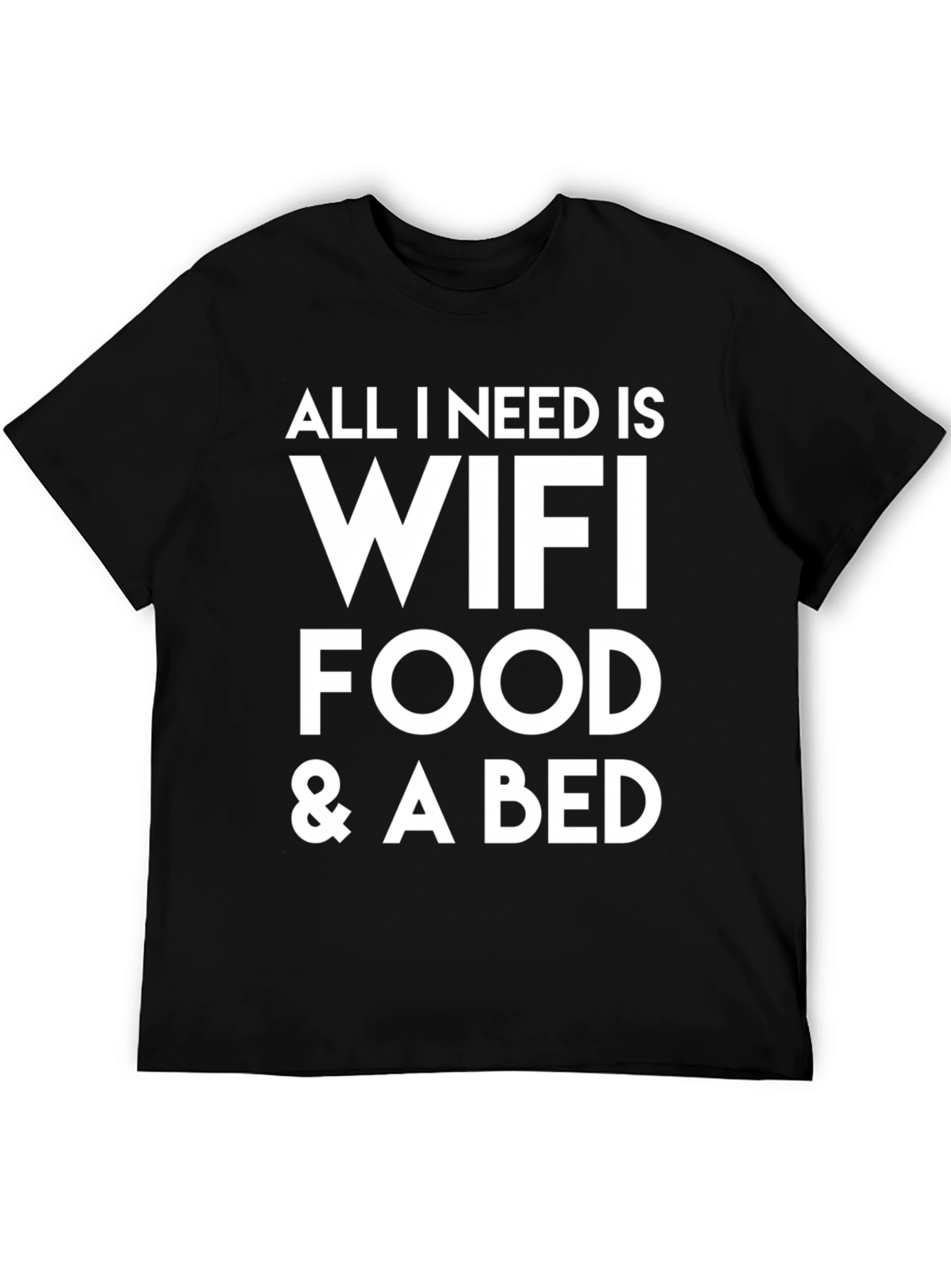 Wifi Food Bed T-Shirt - Comfortable Cotton Tee