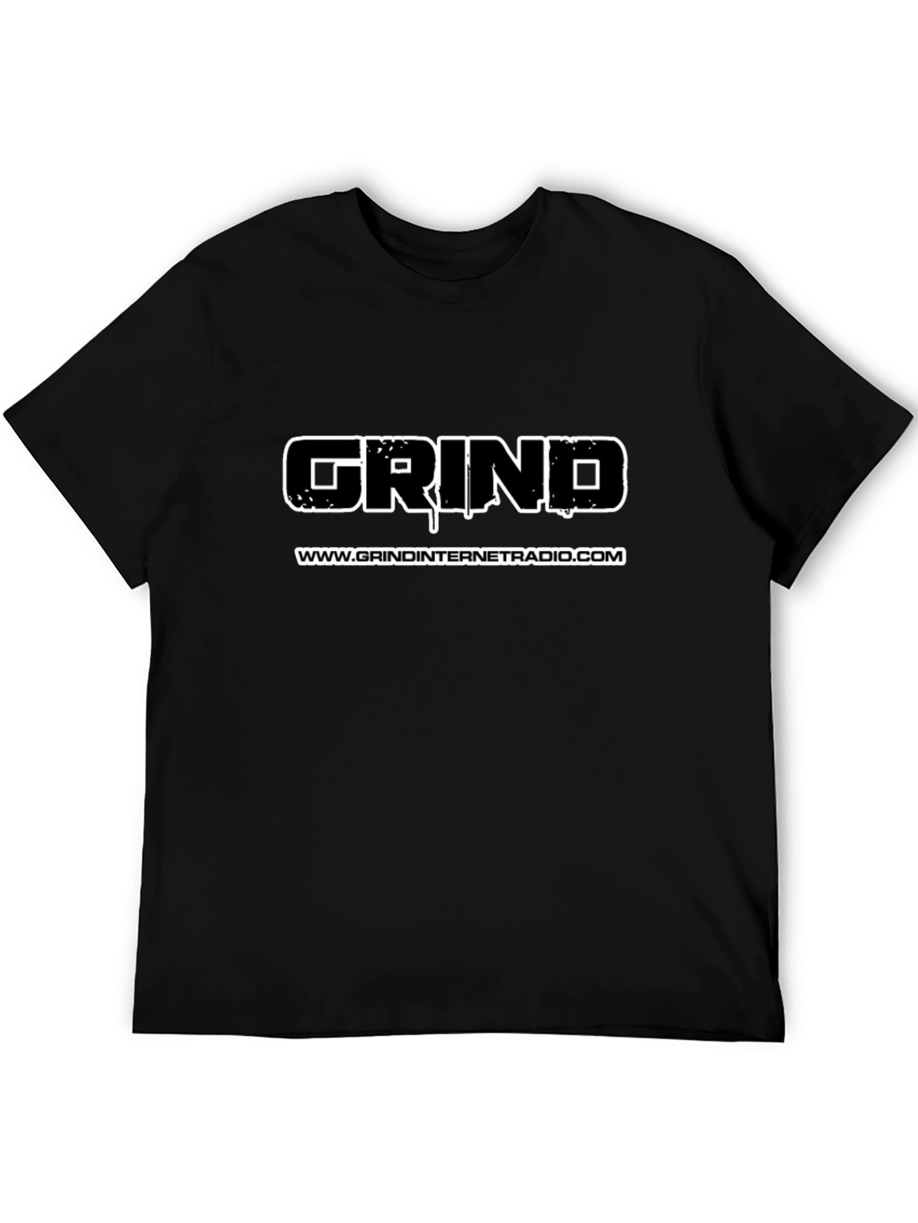 Grind Internet Radio Black Graphic T-Shirt