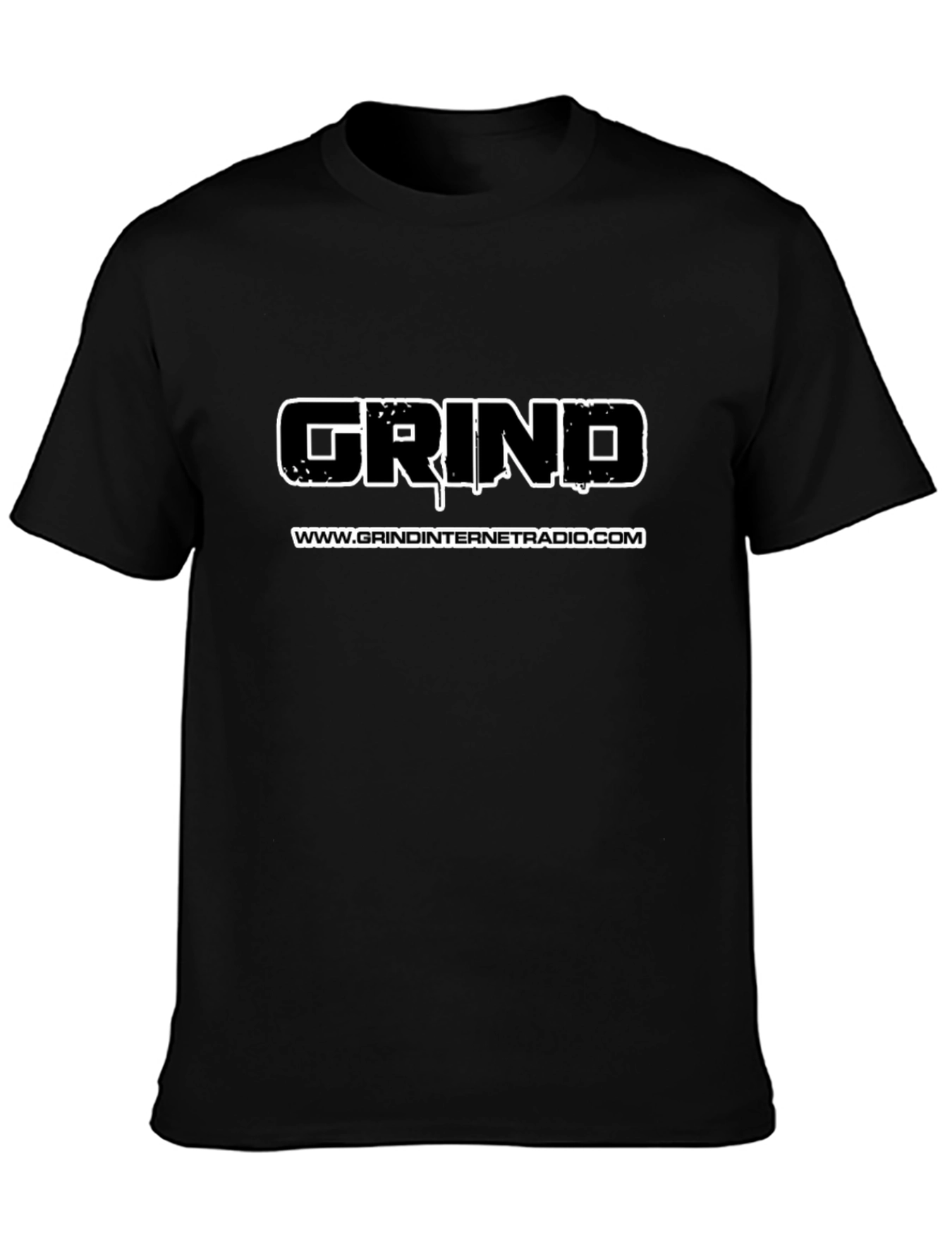 Grind Internet Radio Black Graphic T-Shirt