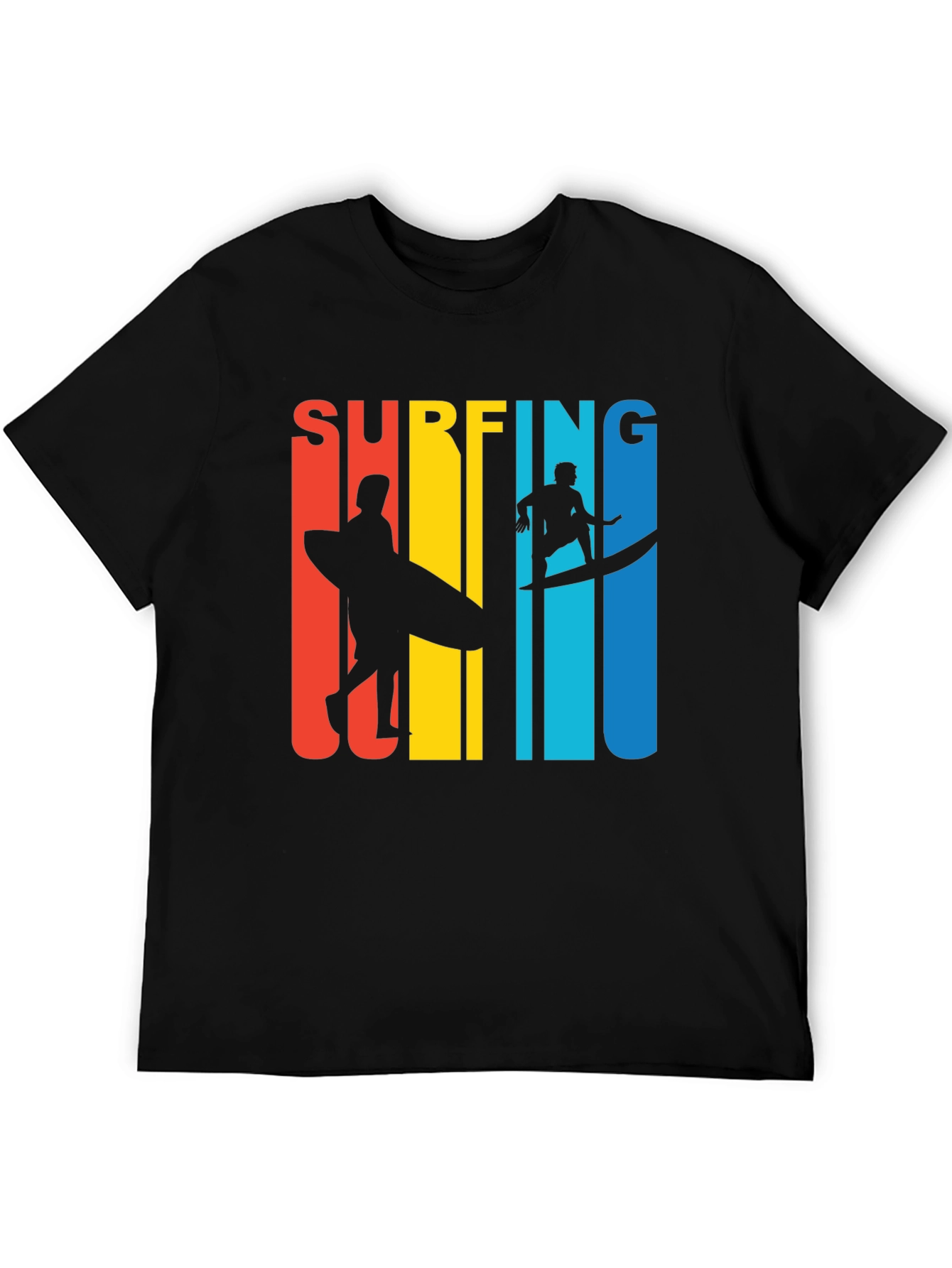 Surfing Graphic T-Shirt - Retro Style