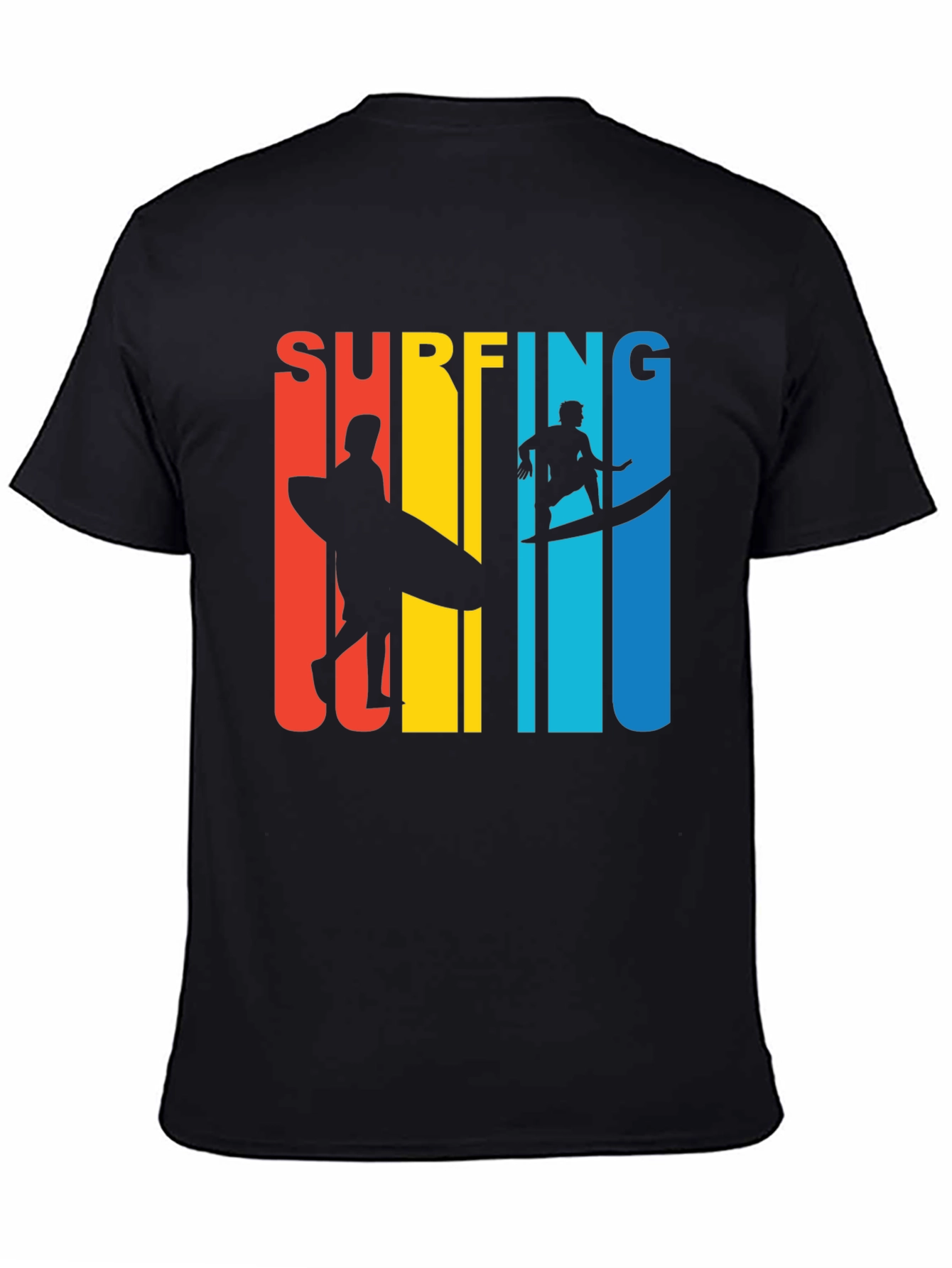 Surfing Graphic T-Shirt - Retro Style