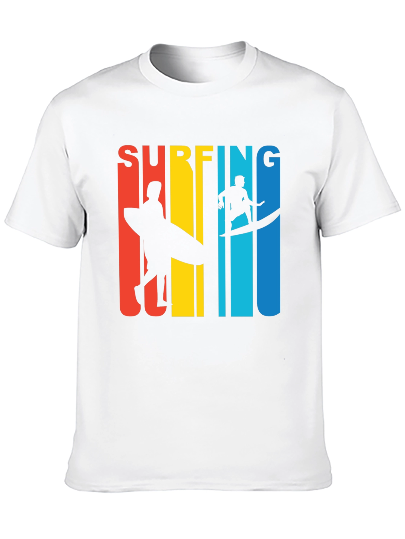 Surfing Graphic T-Shirt - Retro Style