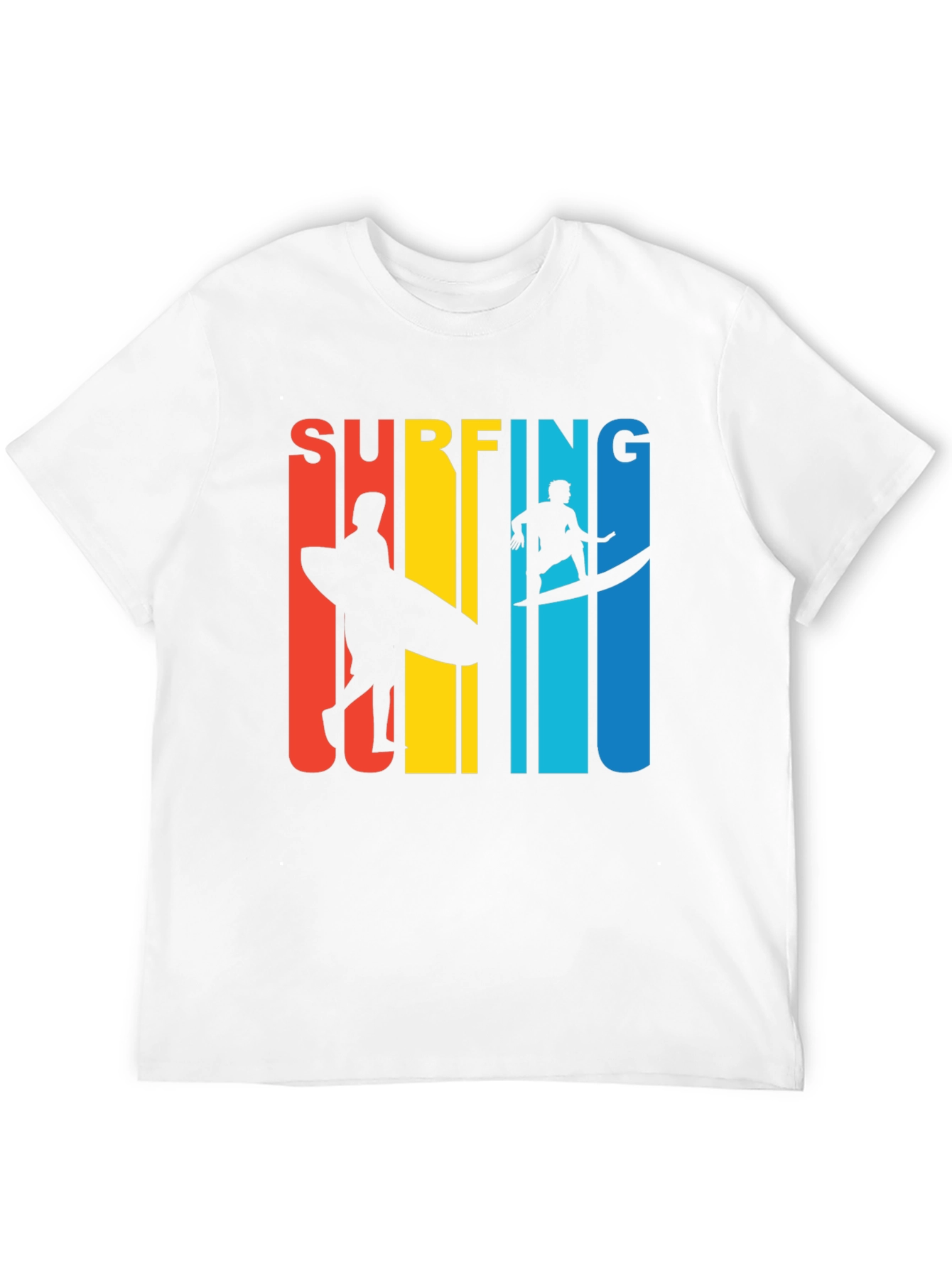 Surfing Graphic T-Shirt - Retro Style