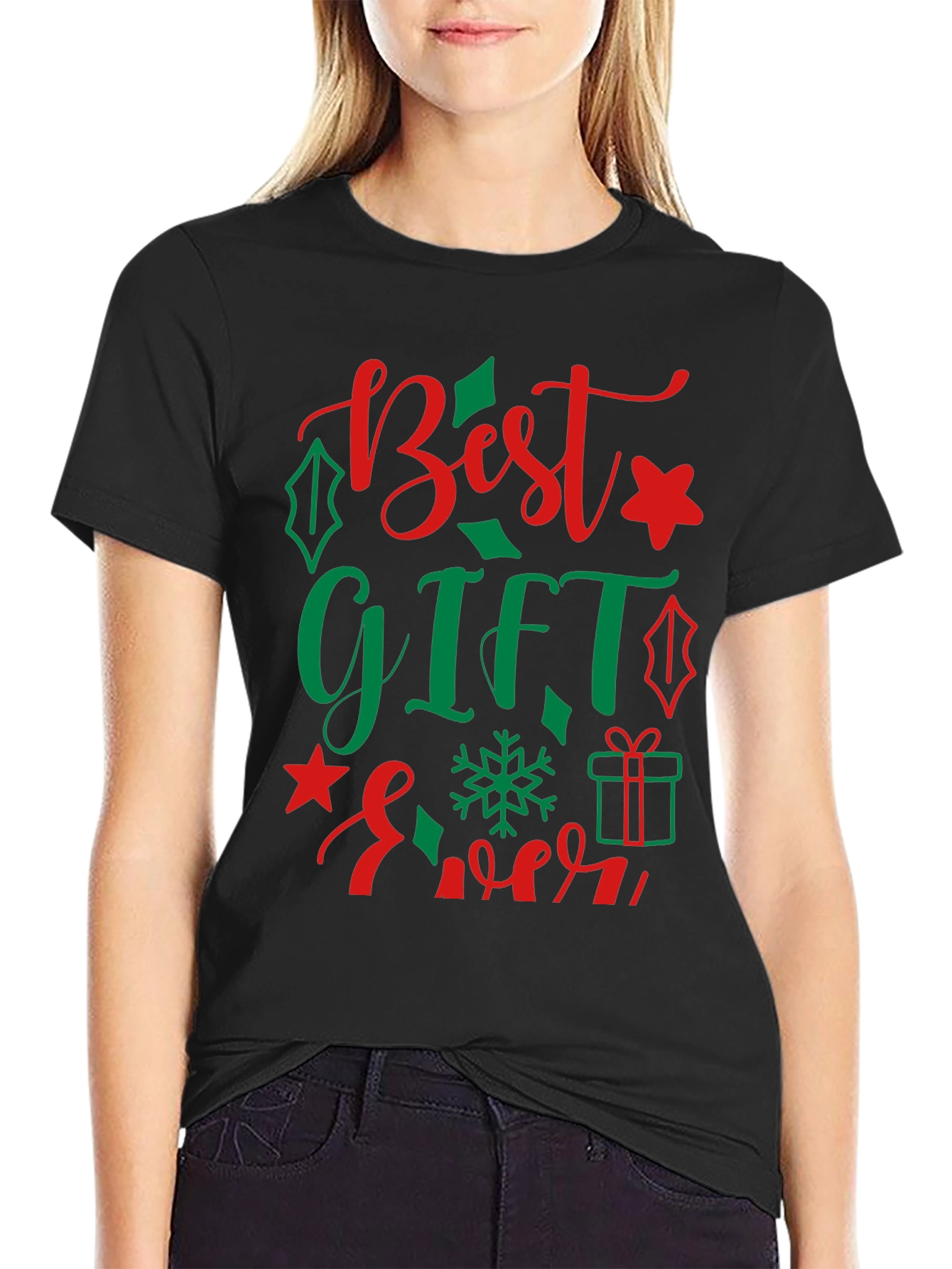 Best Gift Ever Christmas Graphic Tee