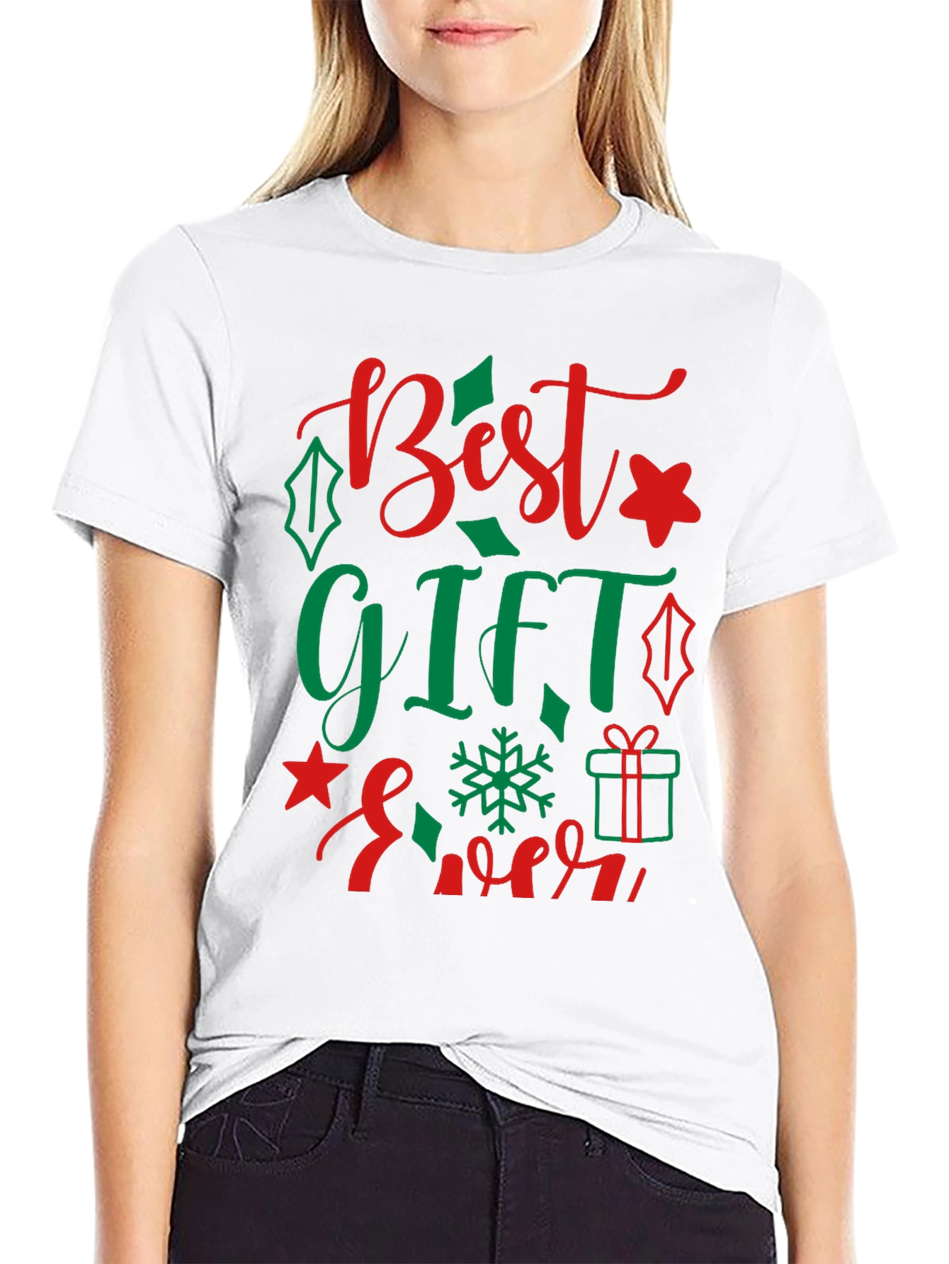 Best Gift Ever Christmas Graphic Tee
