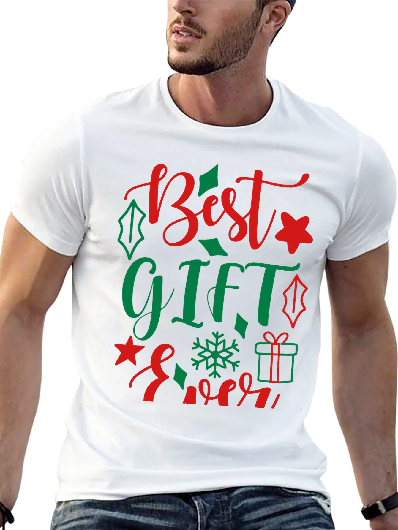 Best Gift Ever Christmas Graphic Tee