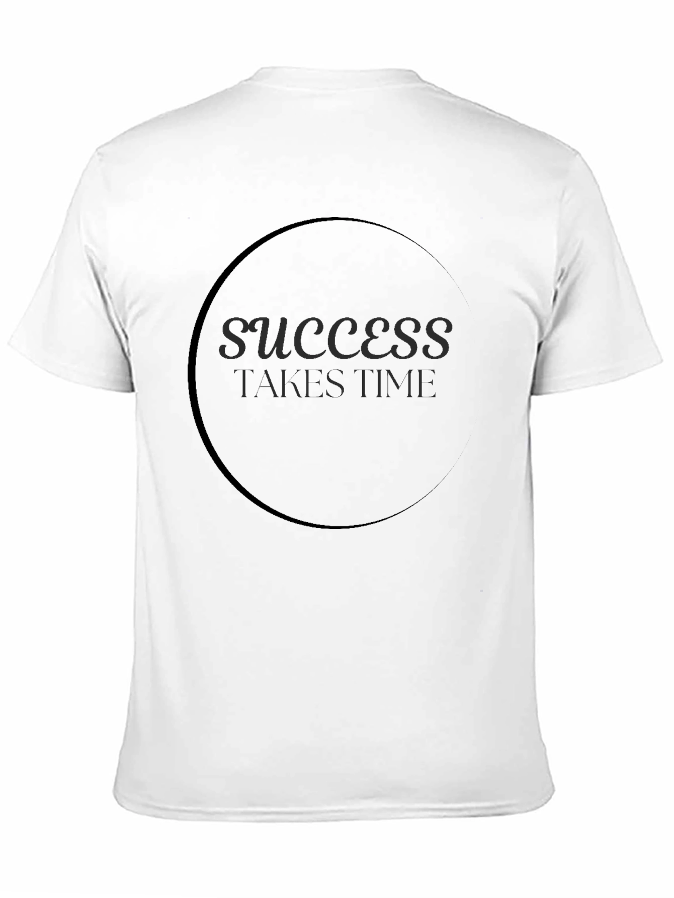 Success Takes Time Black Graphic Tee